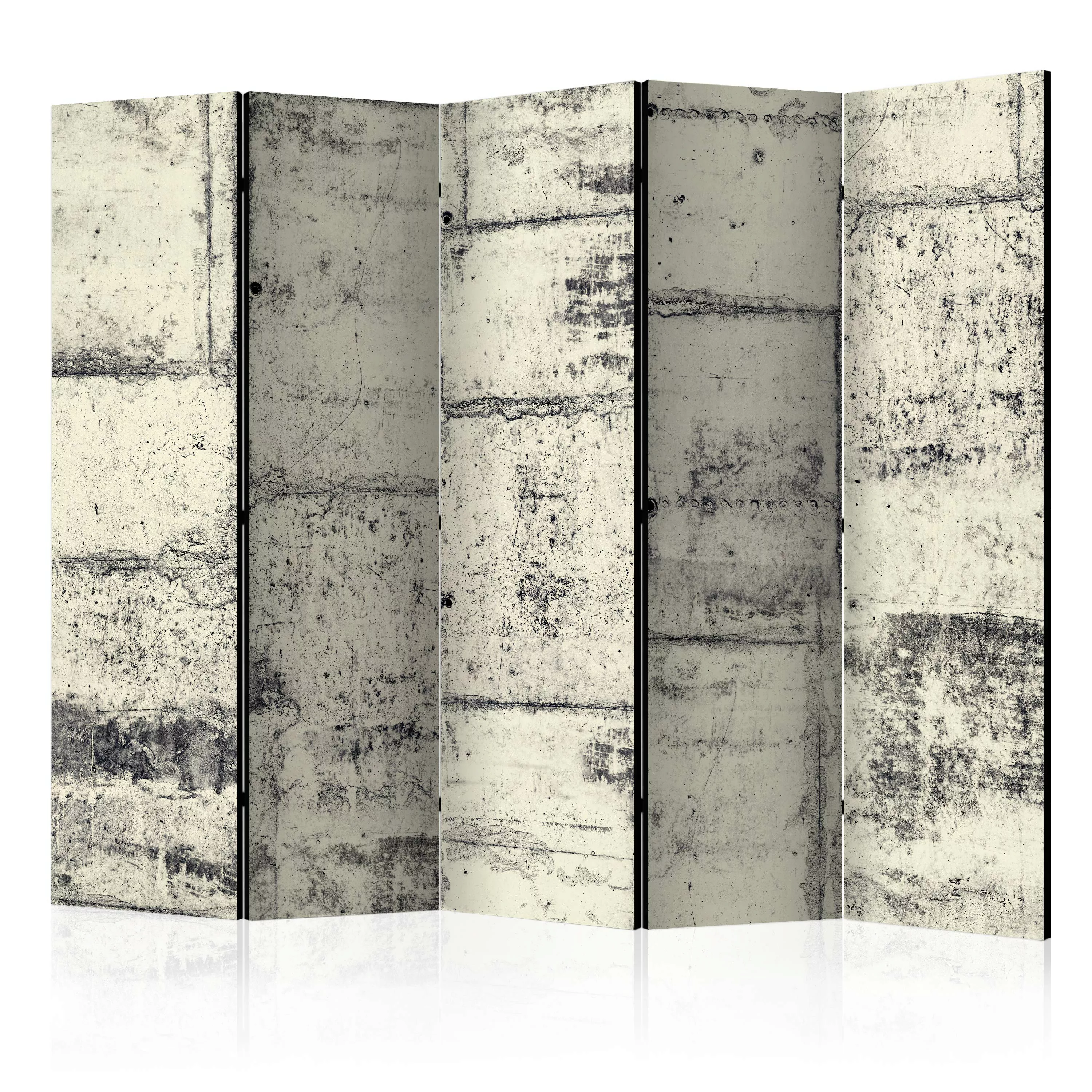 5-teiliges Paravent - Love The Concrete Ii [room Dividers] günstig online kaufen