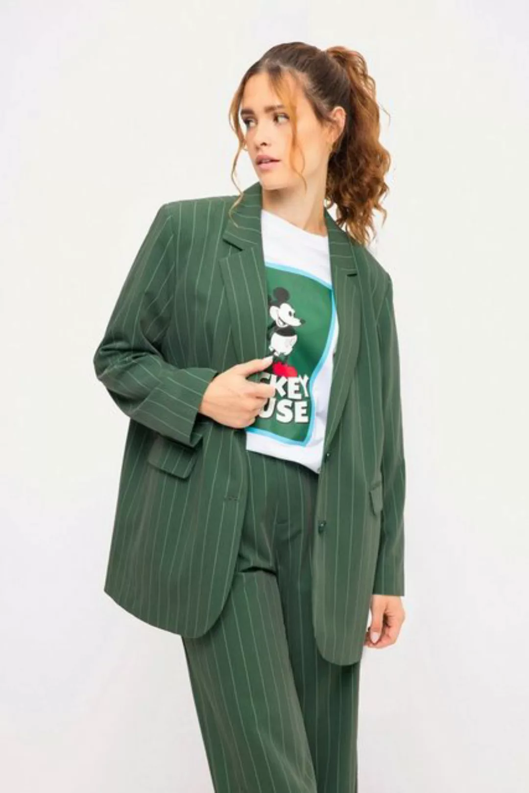 Studio Untold Blusenblazer Oversized-Blazer Revers Langarm günstig online kaufen