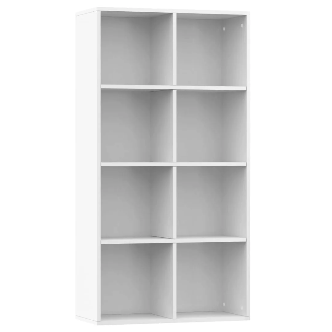 Bücherregal/sideboard Hochglanz-weiß 66ã30ã130 Cm Spanplatte günstig online kaufen