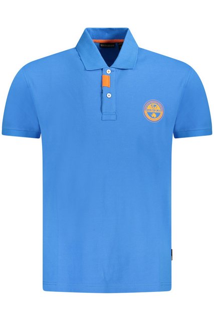 Napapijri Poloshirt Herren Poloshirt Blau – Lockerer Schnitt mit günstig online kaufen