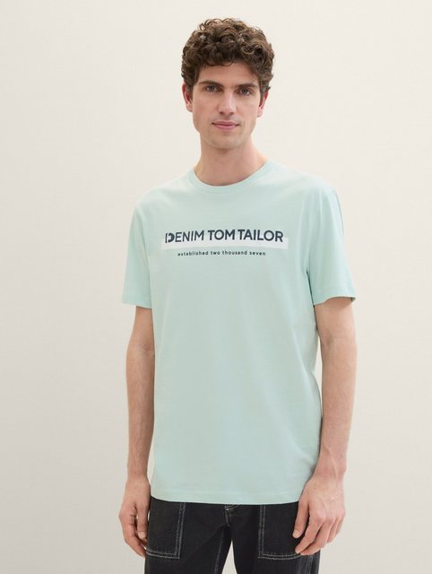 TOM TAILOR Denim T-Shirt T-Shirt mit Logo-Print günstig online kaufen