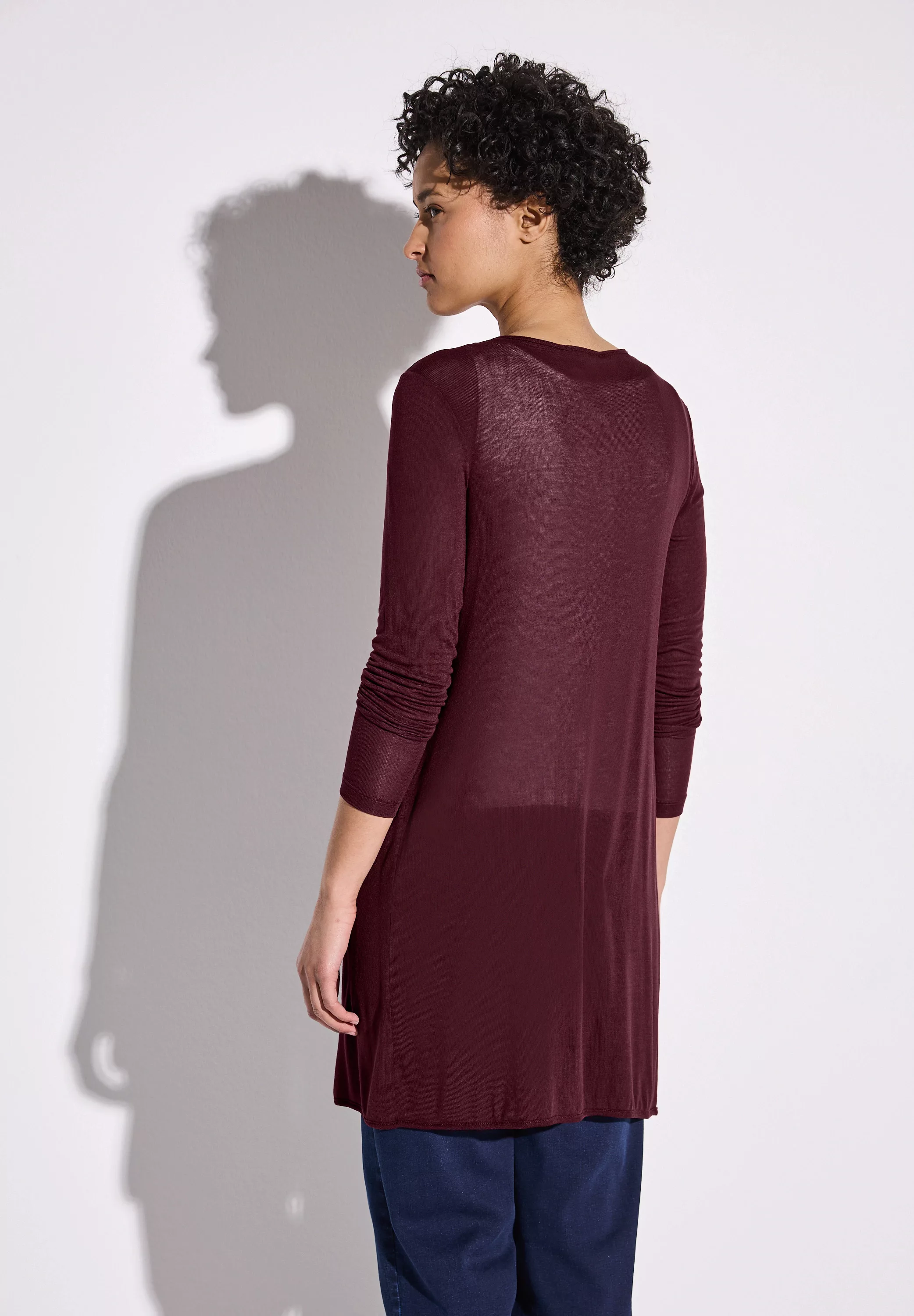 STREET ONE Cardigan, aus softem Materialmix günstig online kaufen