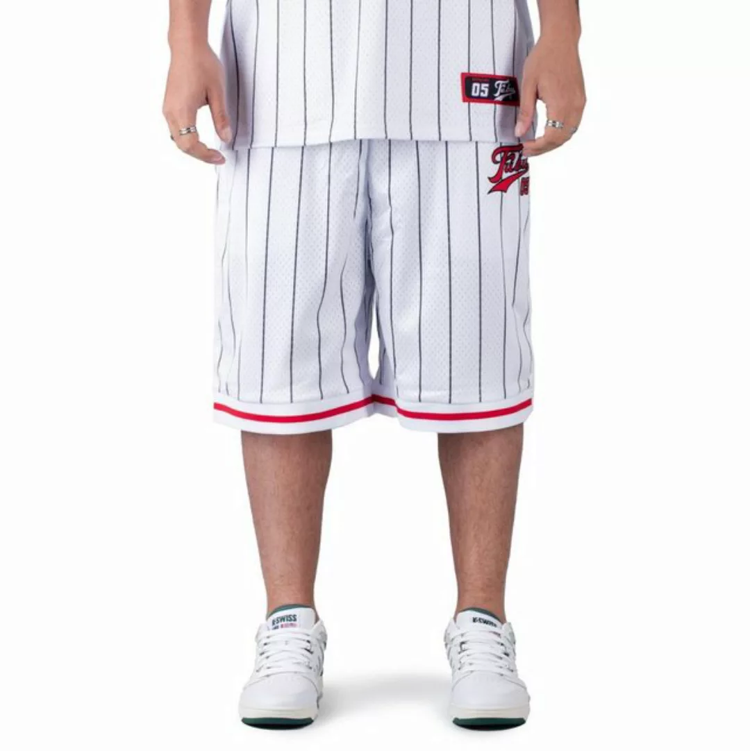 Fubu Shorts FUBU Varsity Pinstriped Mesh Shorts günstig online kaufen