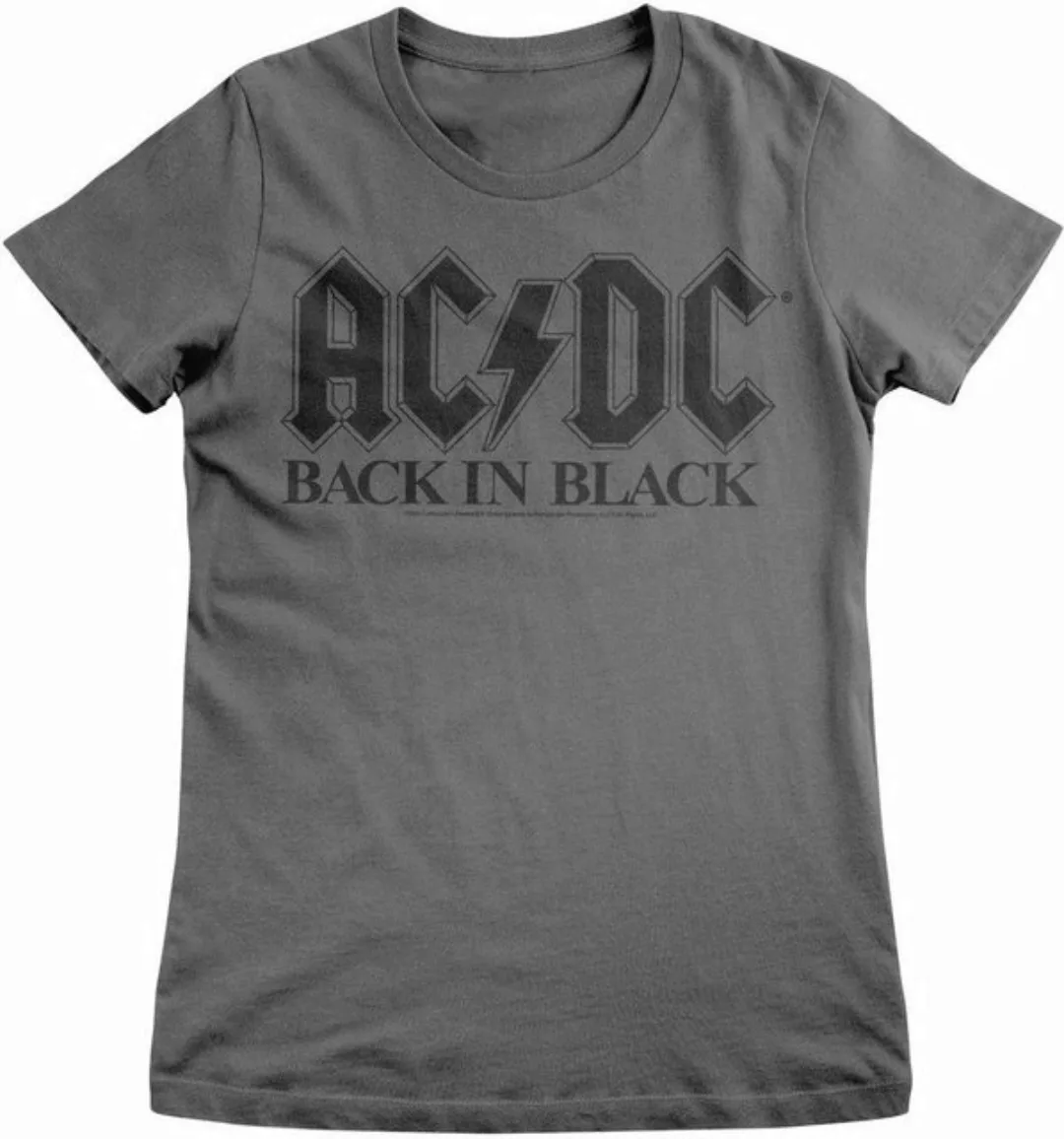 AC/DC T-Shirt Back In Black Girly Tee günstig online kaufen