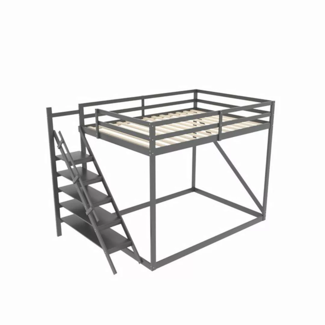 REDOM Etagenbett Kinderbett Holzbett Hochbett Kinderbett 140x200, mit Siche günstig online kaufen