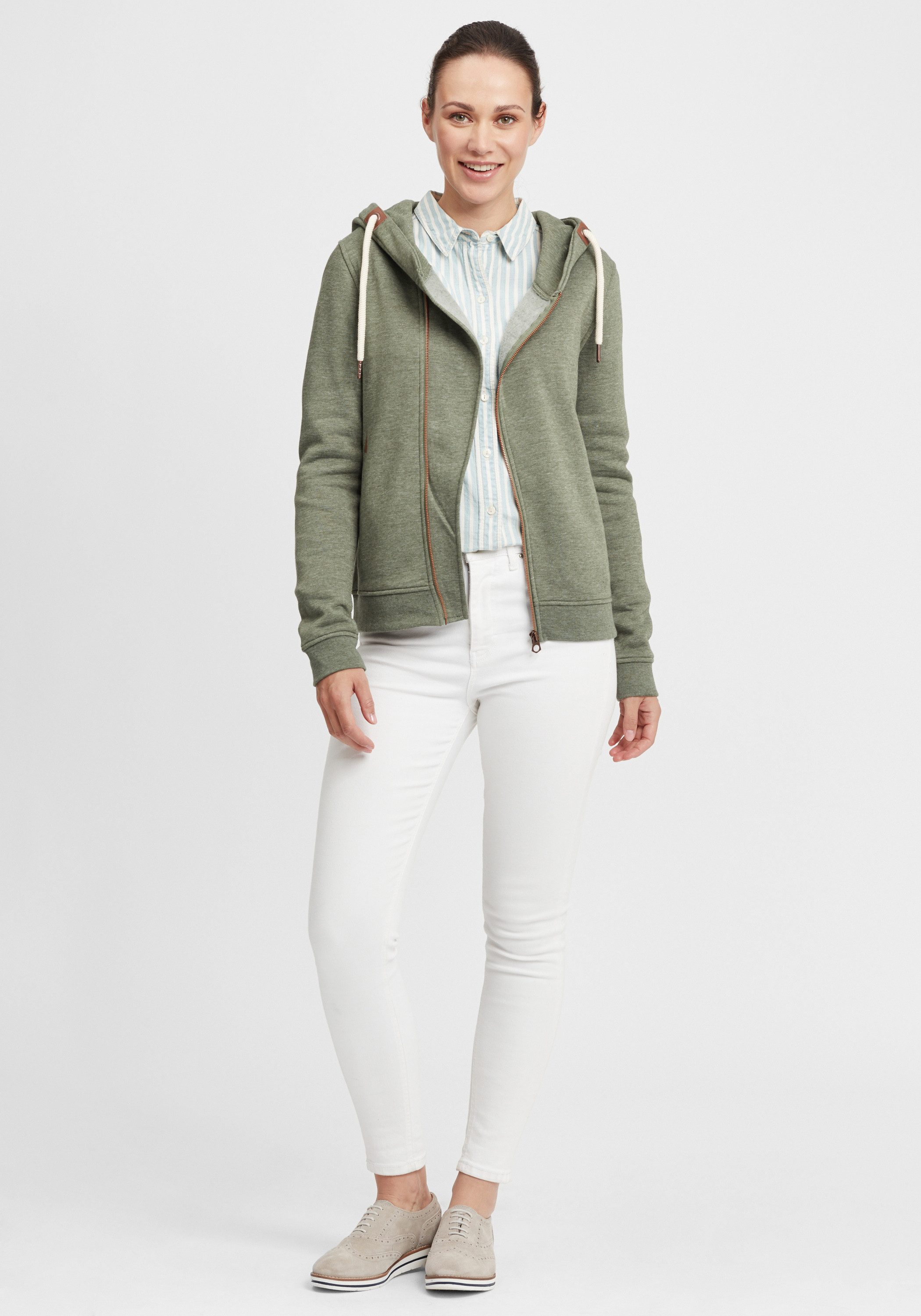 OXMO Kapuzensweatjacke OXVicky Sweat Zip-Hoodie Sweatshirtjacke günstig online kaufen