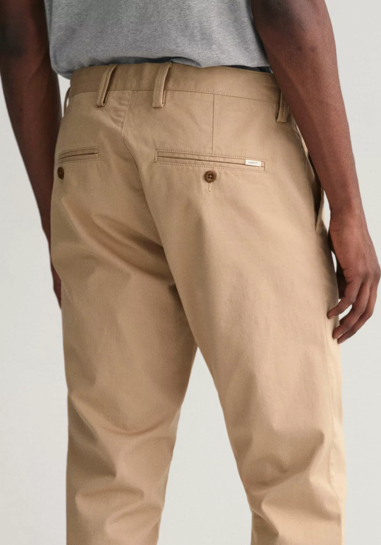 Gant Chinohose SLIM TWILL CHINOS mit gefütterten Seitentaschen günstig online kaufen