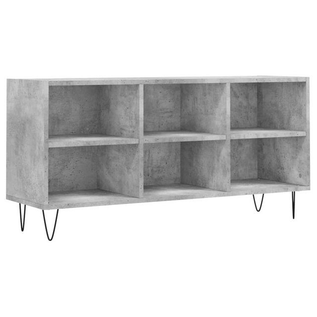 furnicato TV-Schrank Betongrau 103,5x30x50 cm Holzwerkstoff günstig online kaufen