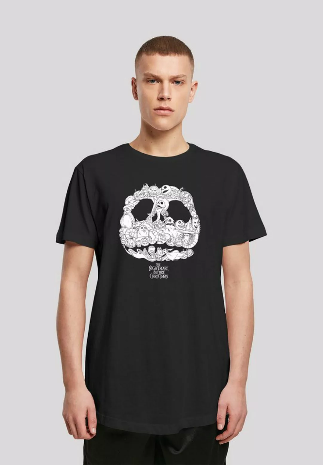 F4NT4STIC T-Shirt Disney Jack Skellington Herren,Premium Merch,Lang,Longshi günstig online kaufen