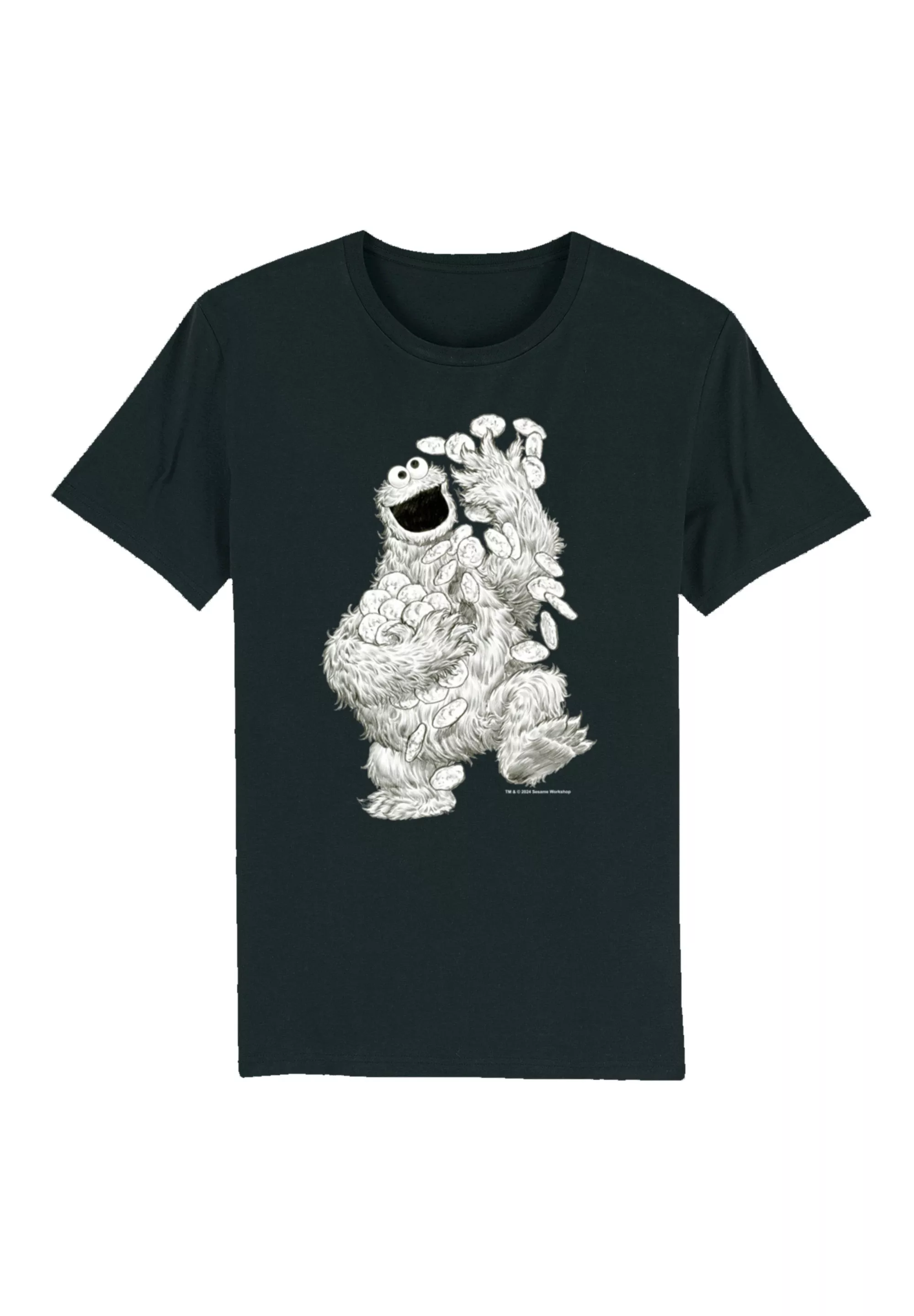 F4NT4STIC T-Shirt "Sesamstraße Cookie Monster Pencil Drawing", Premium Qual günstig online kaufen