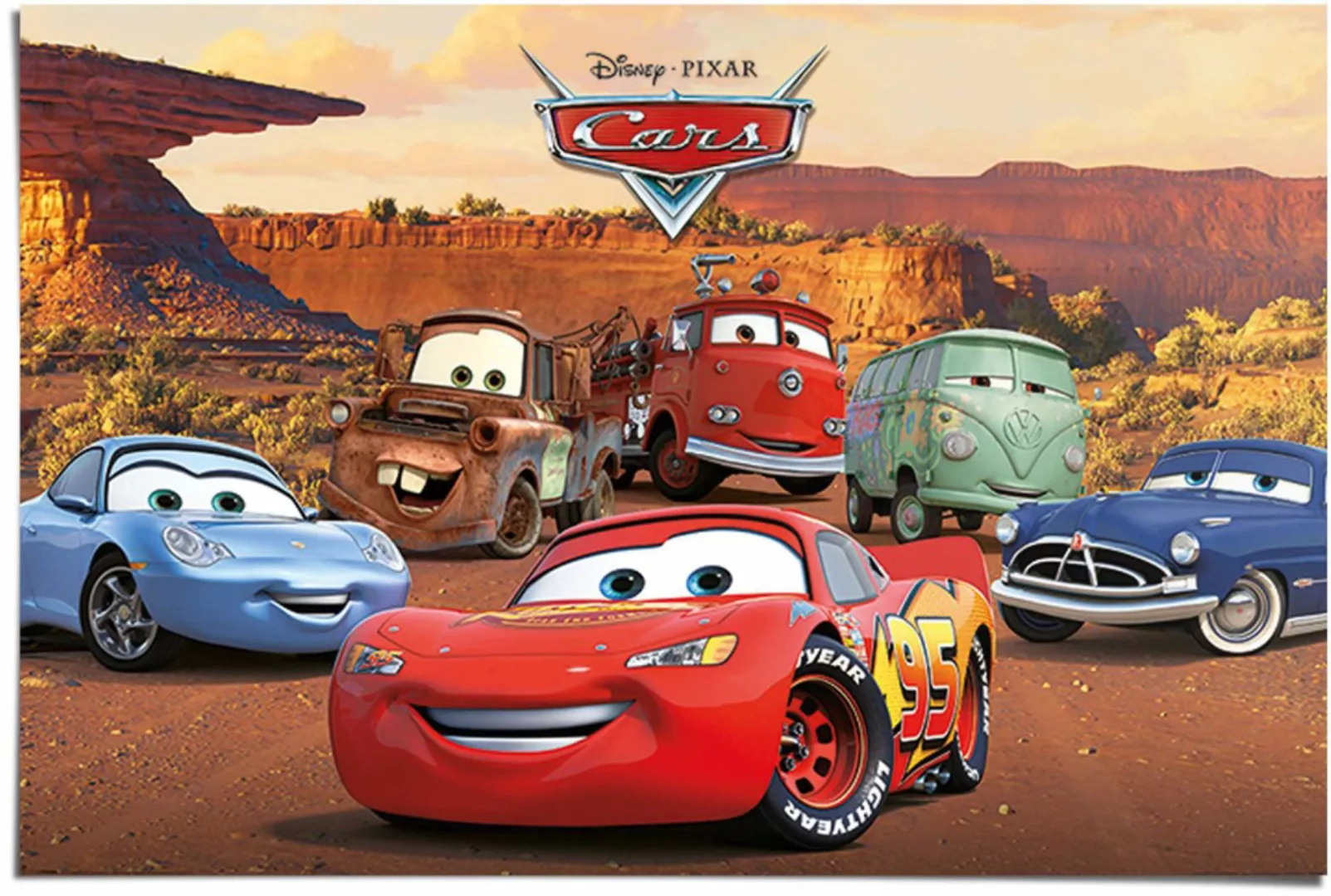 Reinders Poster "Disney`s Cars Charaktere", (1 St.) günstig online kaufen