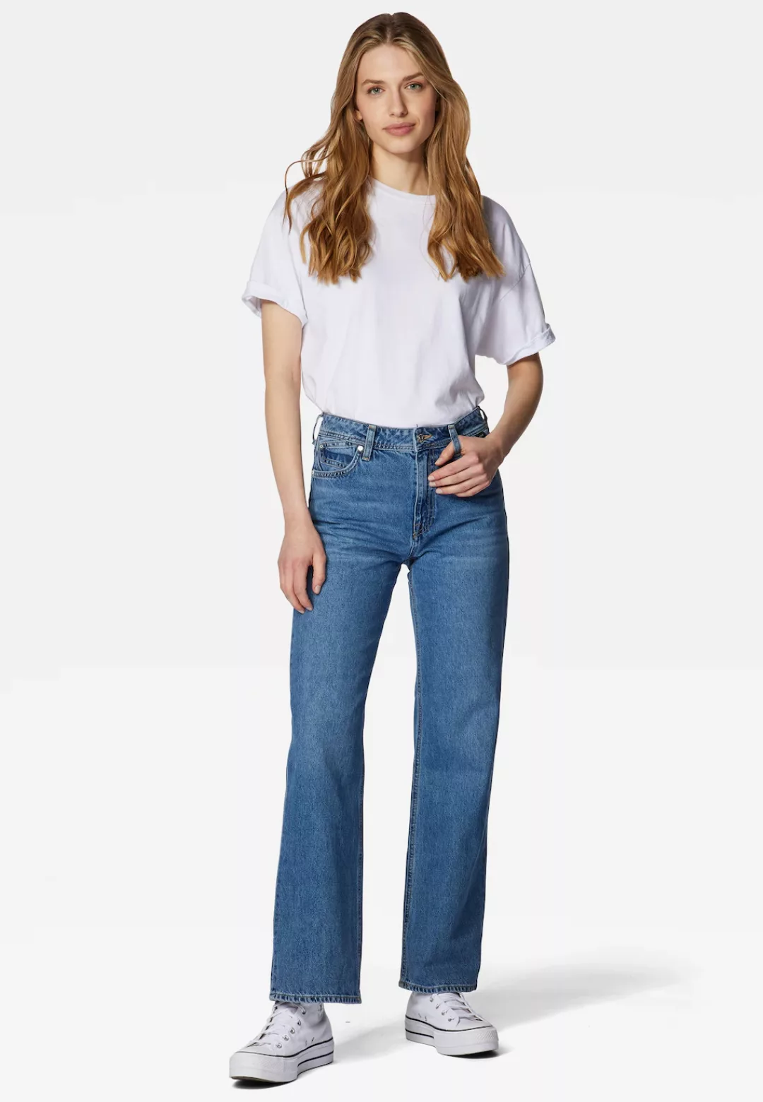 Mavi Straight-Jeans "LOVE", gerde Form günstig online kaufen