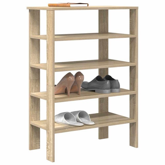 vidaXL Schuhschrank Schuhregal Sonoma-Eiche 61x32x87,5 cm Holzwerkstoff günstig online kaufen