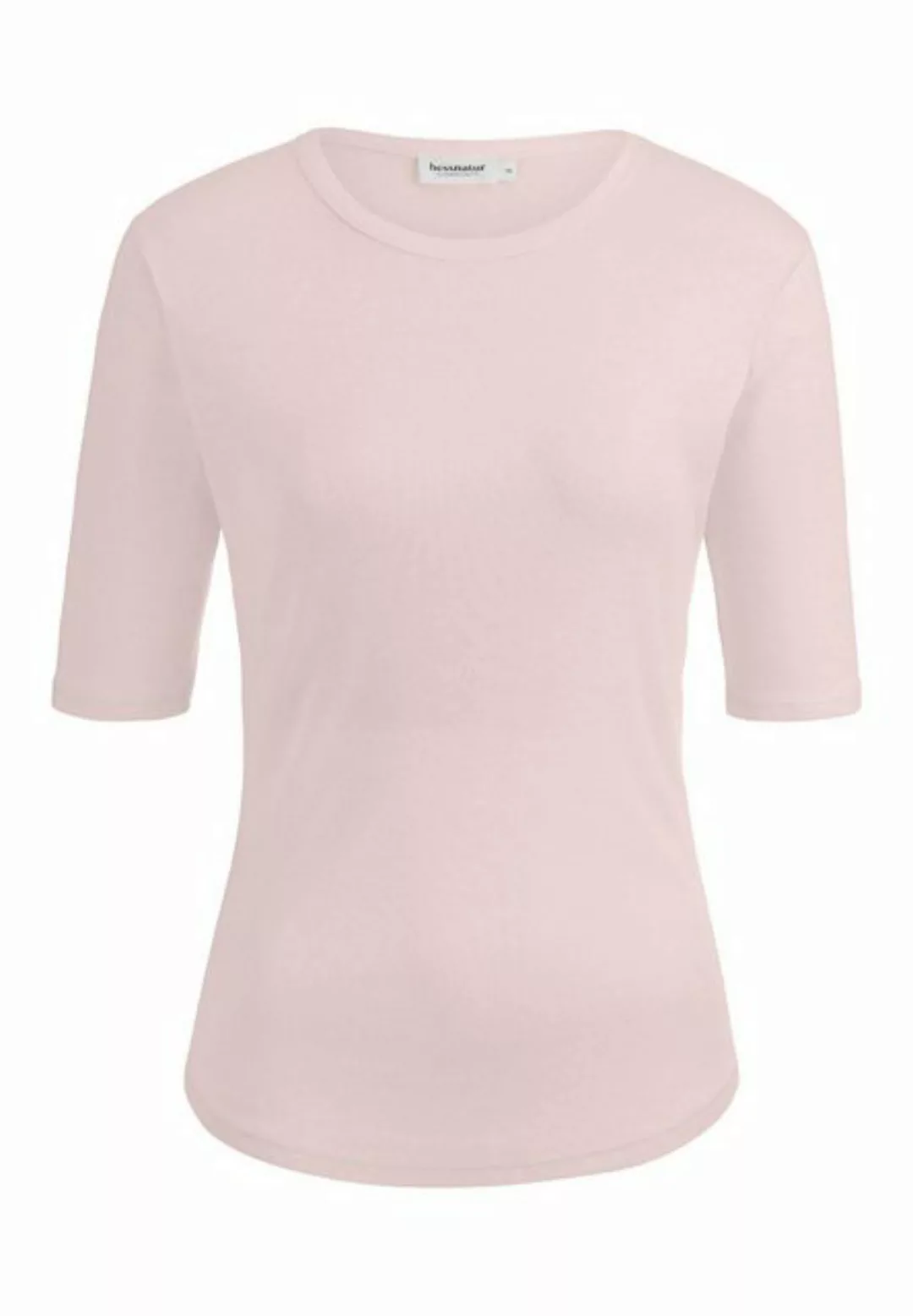 Hessnatur T-Shirt Softrib Kurzarm Slim aus Bio-Baumwolle und TENCEL™ (1-tlg günstig online kaufen