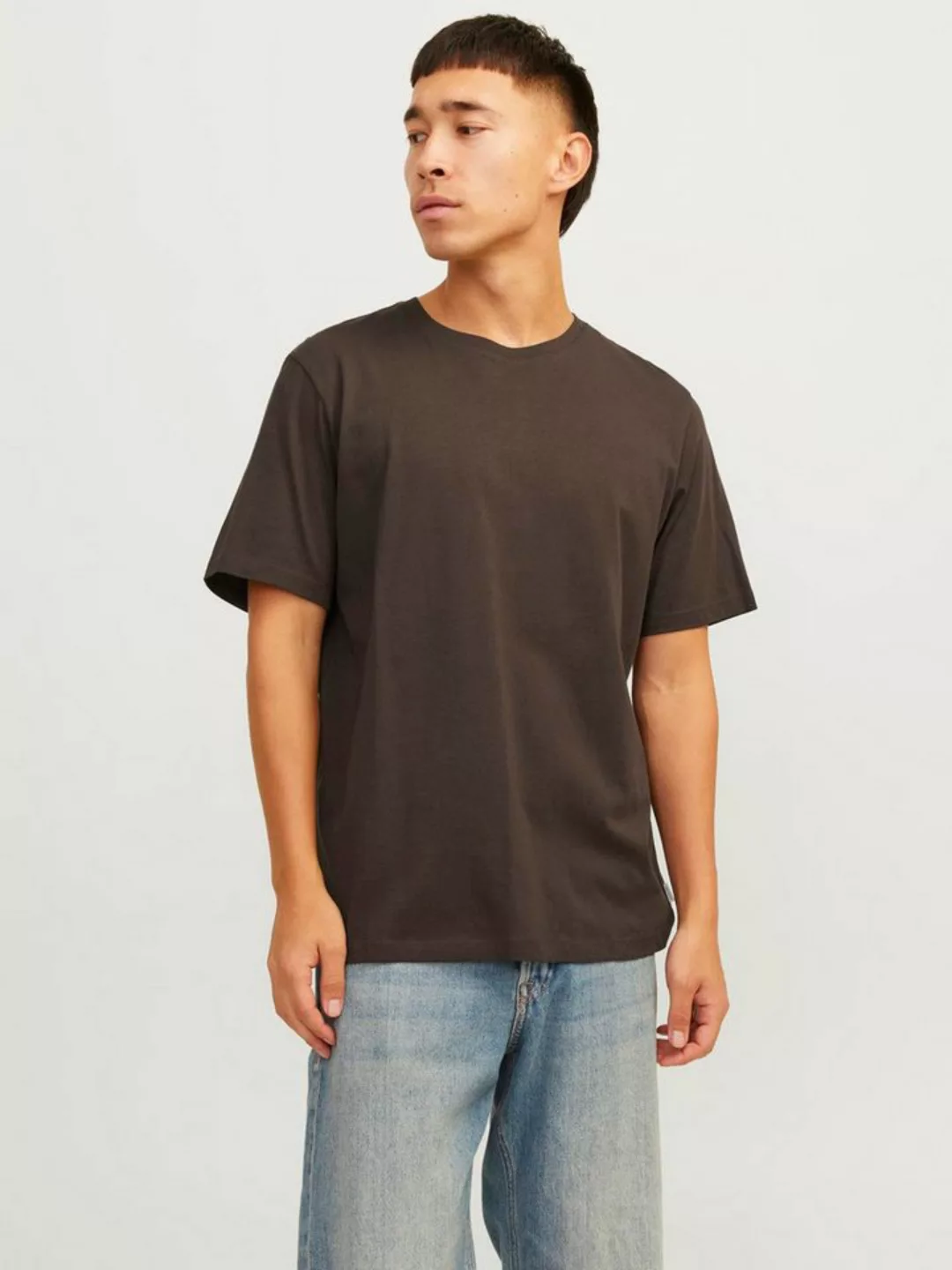 Jack & Jones Rundhalsshirt JJEORGANIC BASIC TEE SS O-NECK NOOS mit Rundhals günstig online kaufen