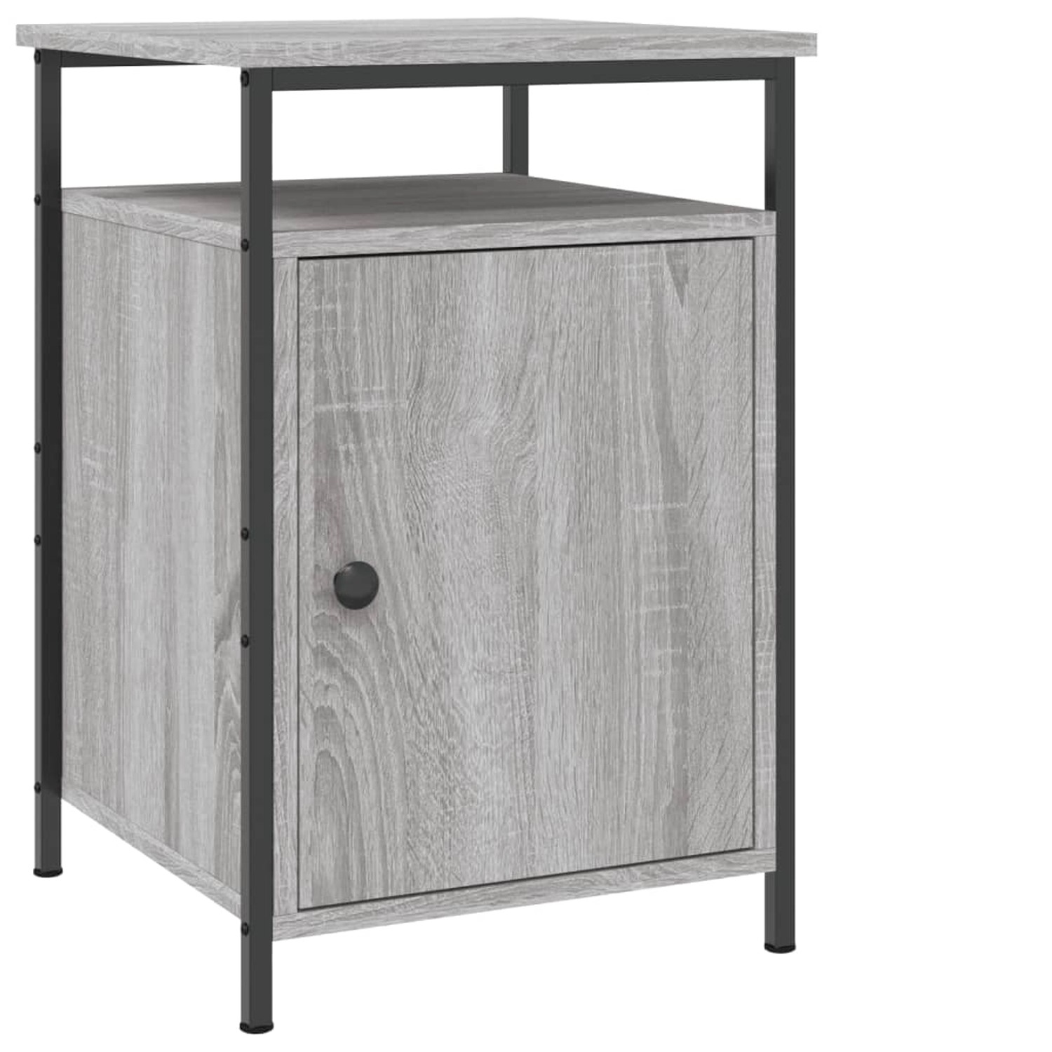 vidaXL Nachttisch Grau Sonoma 40x42x60 cm Holzwerkstoff Modell 5 günstig online kaufen