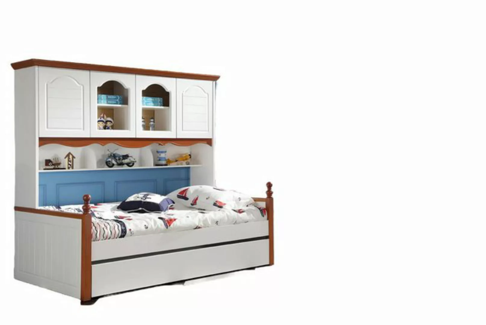 Xlmoebel Bett Neues Landhausmöbel-Set für Kinder- und Jugendzimmer aus Holz günstig online kaufen