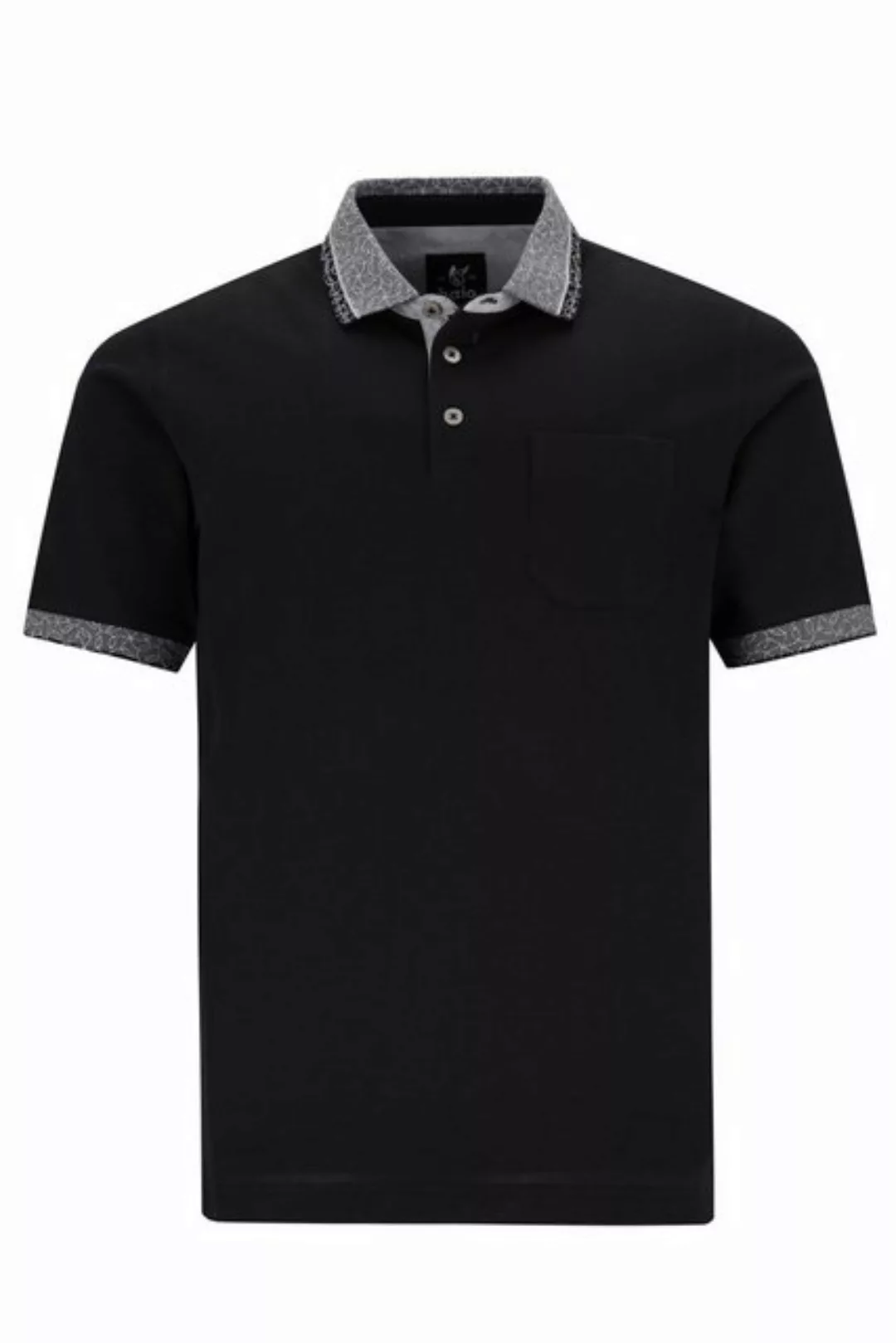 Hajo Poloshirt H Poloshirt Stay Fresh schwarz günstig online kaufen