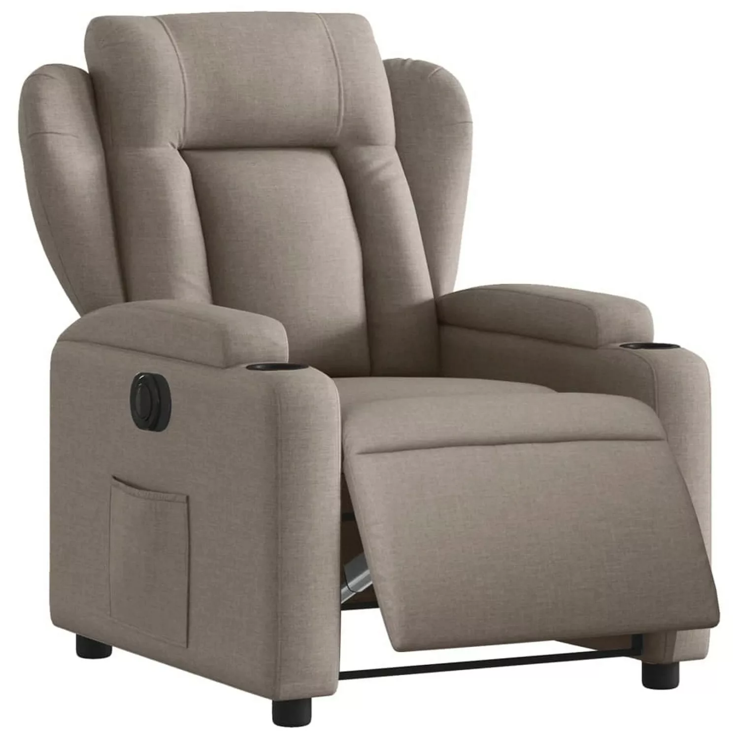 vidaXL Relaxsessel Elektrisch Taupe Stoff Modell 29 günstig online kaufen