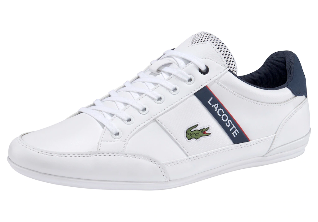 Lacoste Chaymon Textile Synthetic Sportschuhe EU 42 White / Navy / Red günstig online kaufen