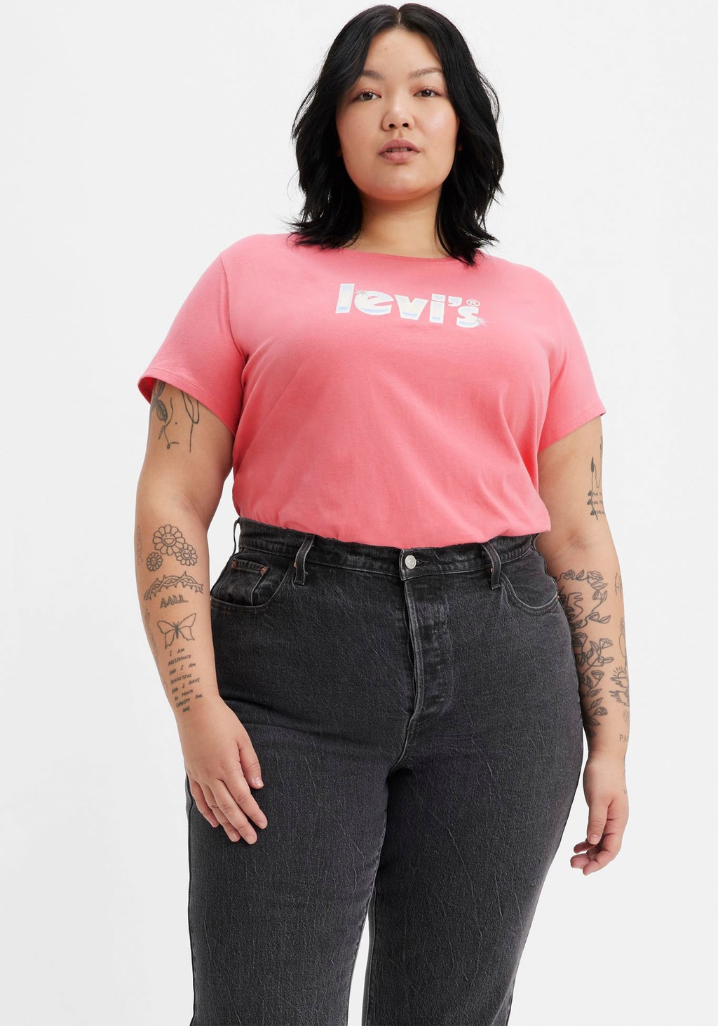 Levis Plus Rundhalsshirt "PL PERFECT TEE REDS" günstig online kaufen