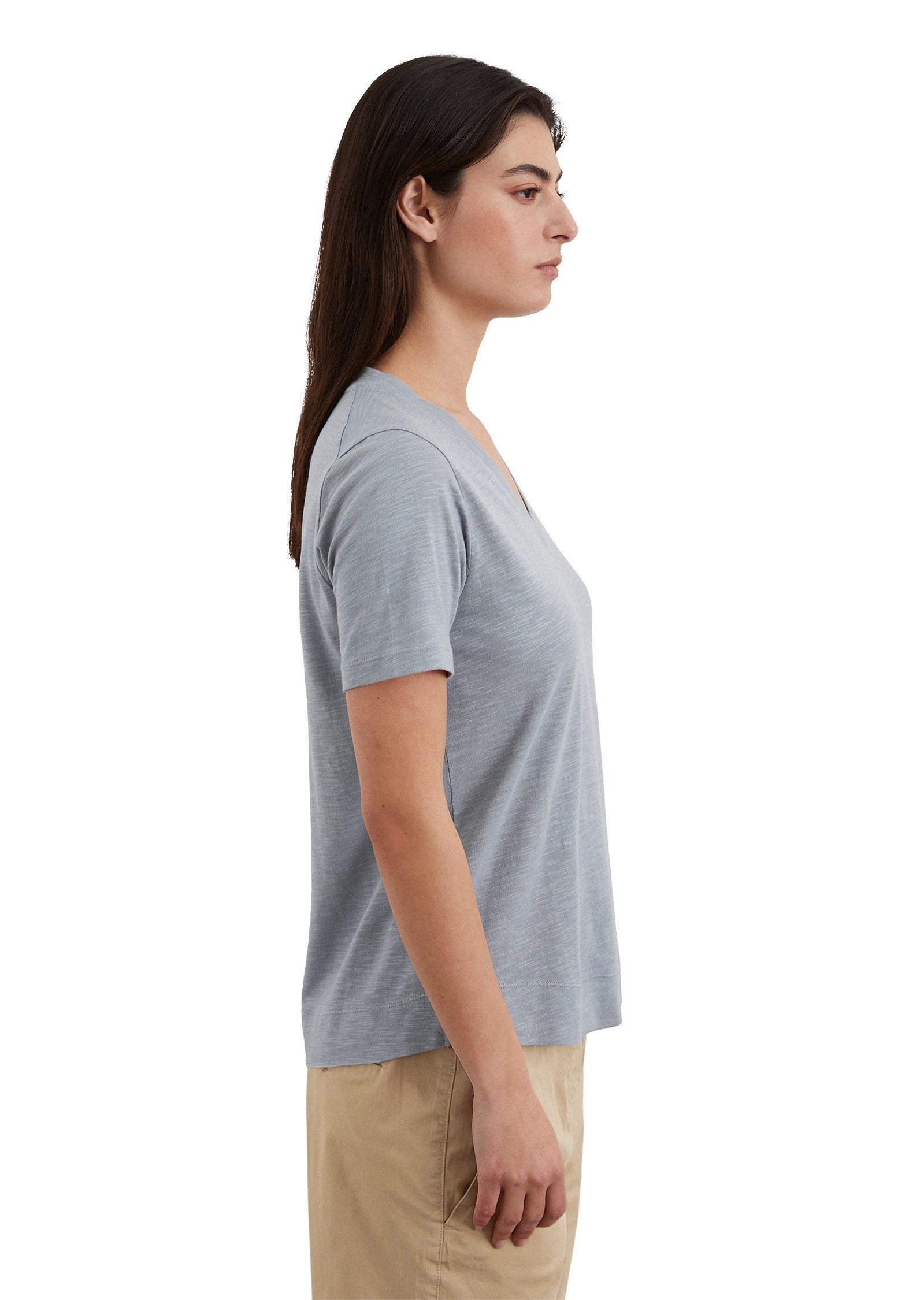 Marc O'Polo T-Shirt aus Baumwolle-Viskose-Mix günstig online kaufen