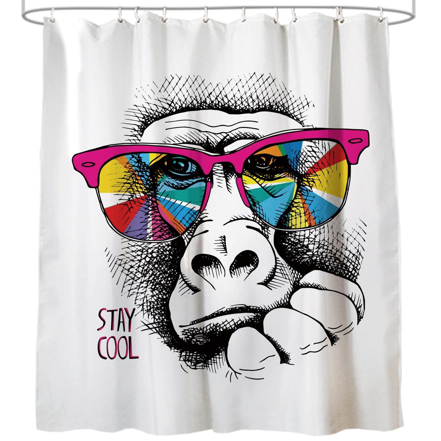 SANILO Duschvorhang Stay Cool 180 x 200 cm günstig online kaufen