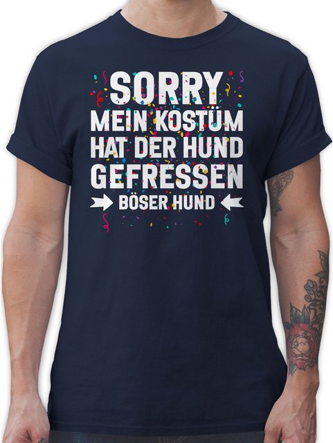 Shirtracer T-Shirt Sorry mein Kostüm hat der Hund gefressen Konfetti I Karn günstig online kaufen