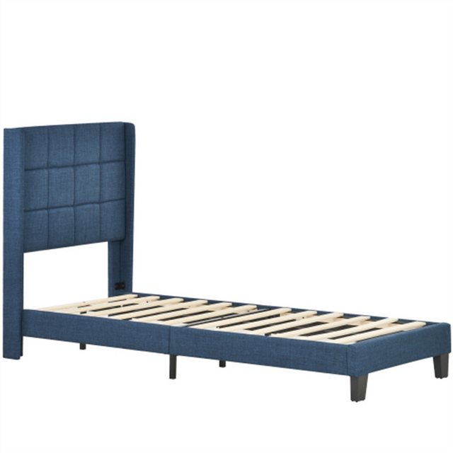 Sweiko Polsterbett, Holzbett mit Kopfteil und Lattenrost, Leinen, 90*200cm, günstig online kaufen