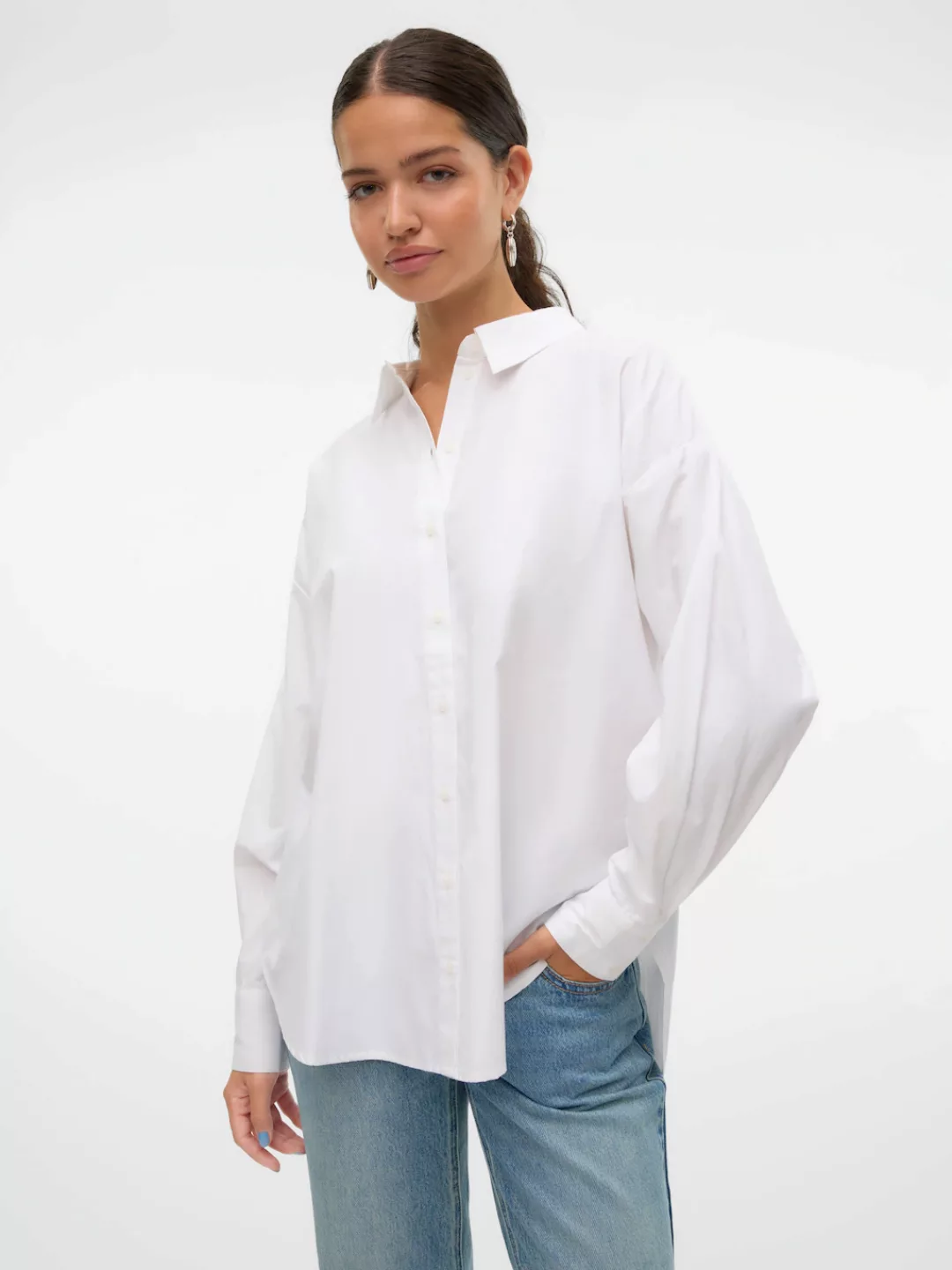 Vero Moda Langarmbluse VMFANNI LS SHIRT WVN GA NOOS günstig online kaufen