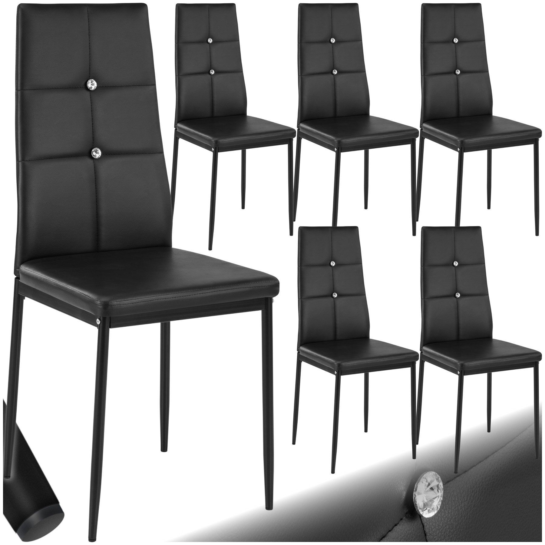 tectake Esszimmerstuhl Set Esszimmerstuhl (Set., 6 günstig online kaufen
