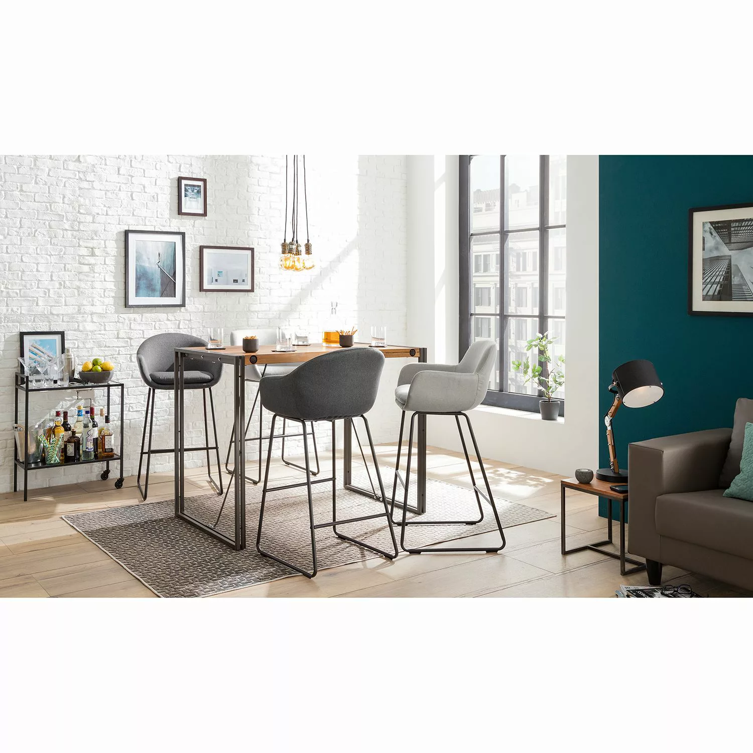 home24 mooved Sessel Bexwell Grau Kunstleder 90x78x75 cm (BxHxT) günstig online kaufen