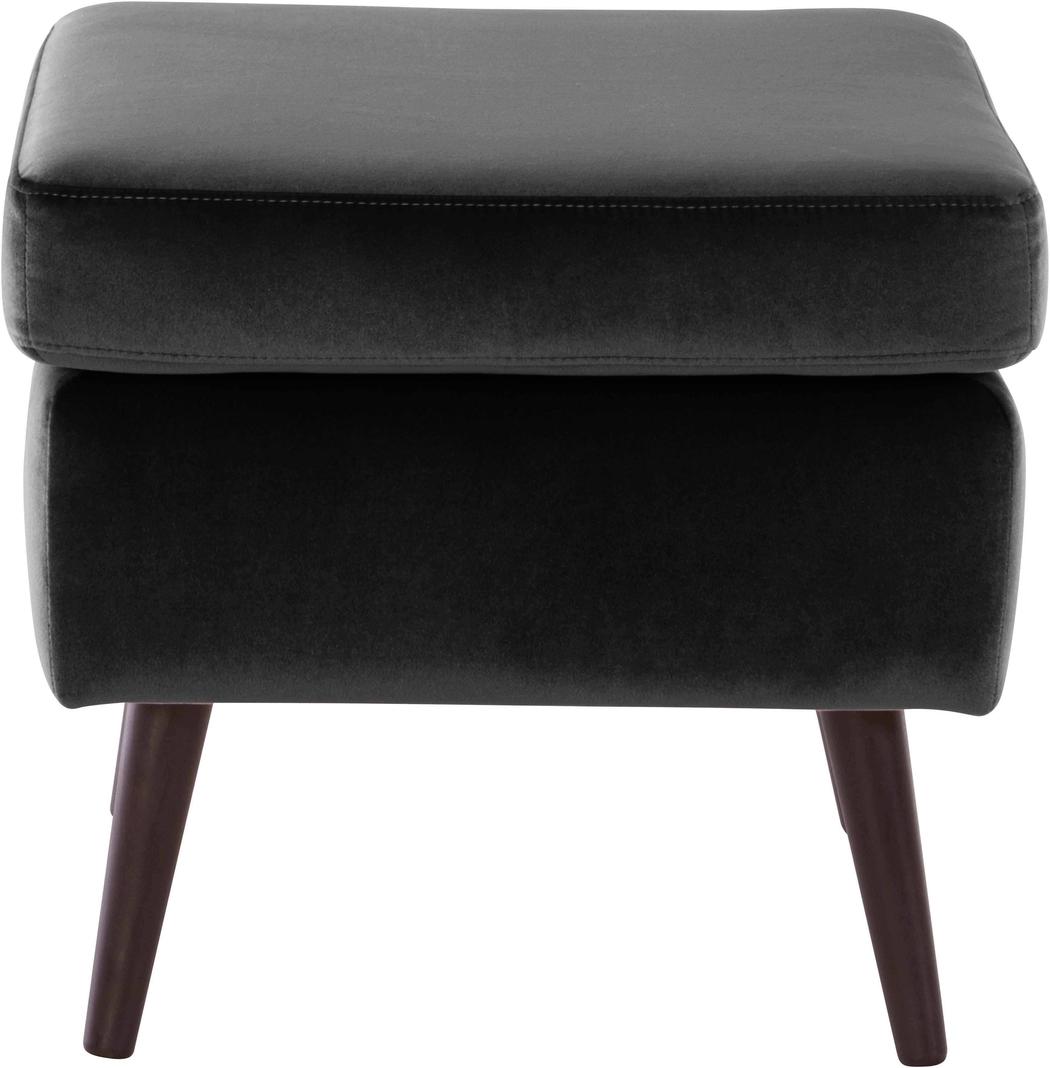 Home affaire Hocker "Salla", Bezug auch in Luxus-Microfaser in Teddyfellopt günstig online kaufen