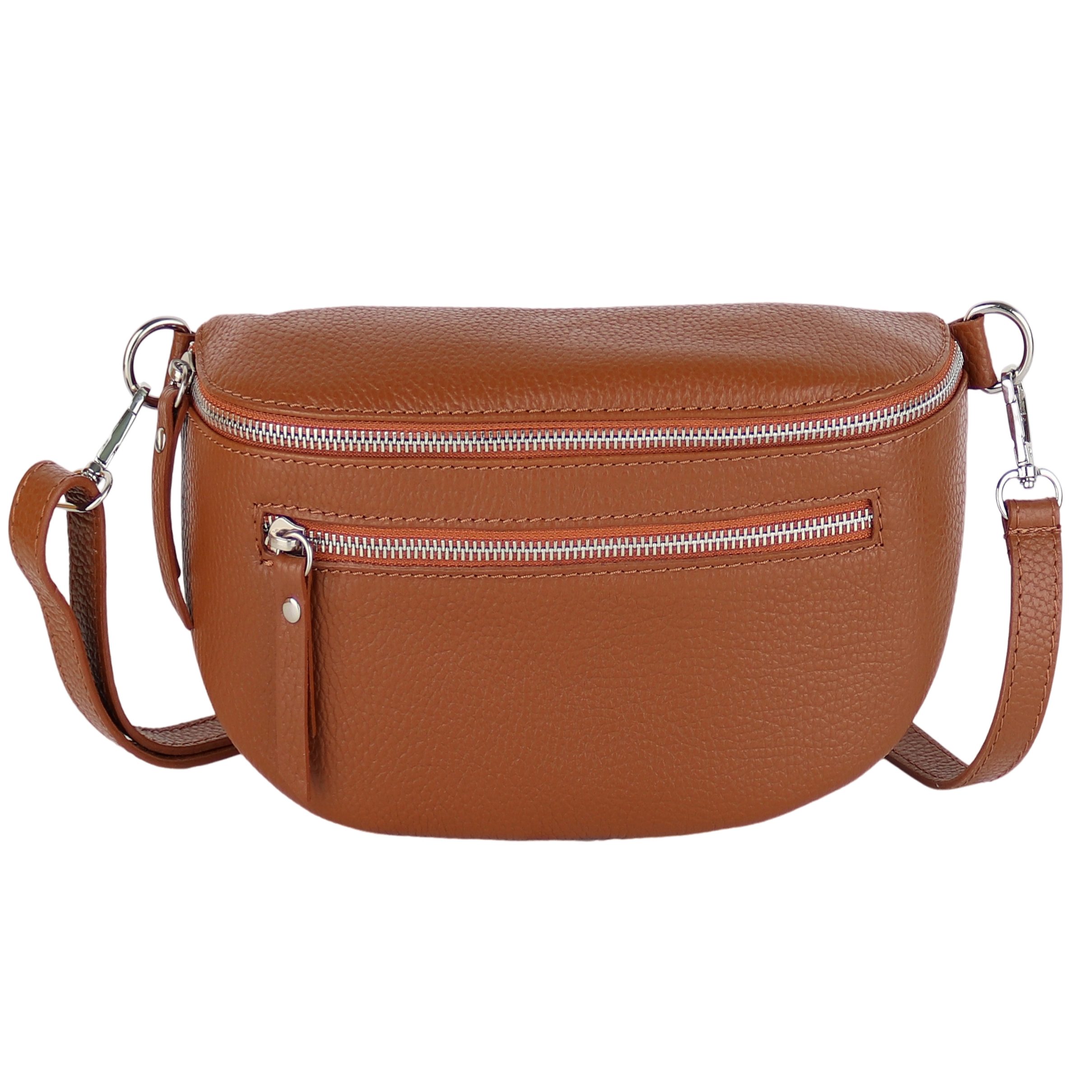 MIRROSI Bauchtasche Damen, Echtleder, Leder, Made günstig online kaufen