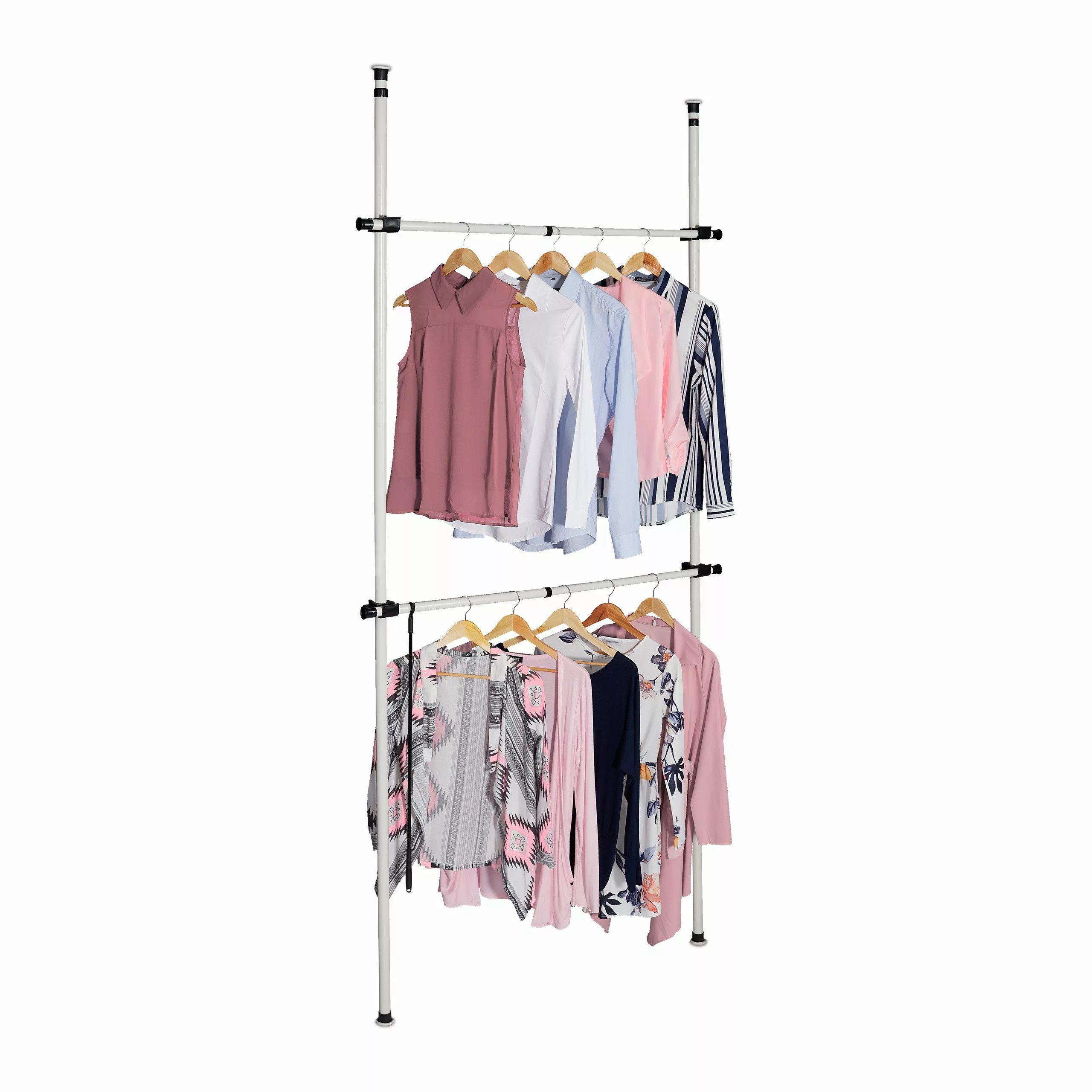 relaxdays Kleiderschrank Offener Kleiderschrank Teleskop A günstig online kaufen