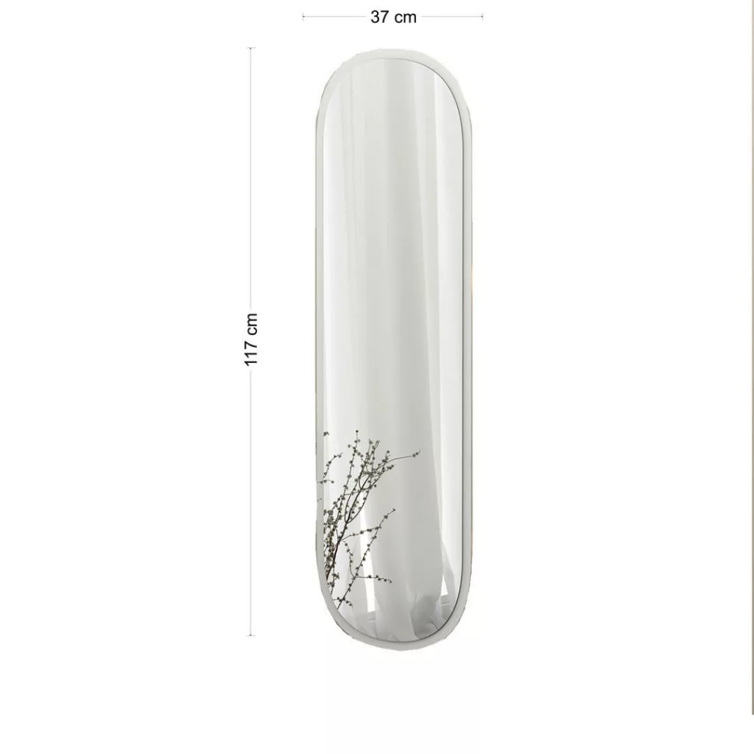 Wandspiegel Magnum weiß Glas B/H/T: ca. 120x40x3,5 cm günstig online kaufen