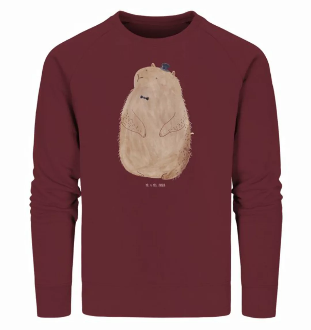 Mr. & Mrs. Panda Longpullover Größe S Murmeltier - Burgundy - Geschenk, Tie günstig online kaufen