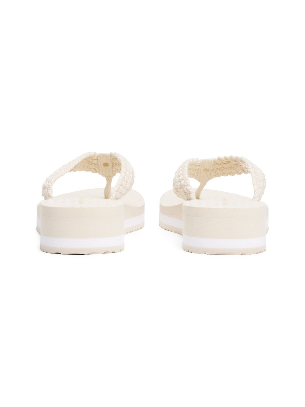 Tommy Hilfiger Dianette "TH CROCHET MID BEACH SANDAL", Keilabsatz, Plateau, günstig online kaufen