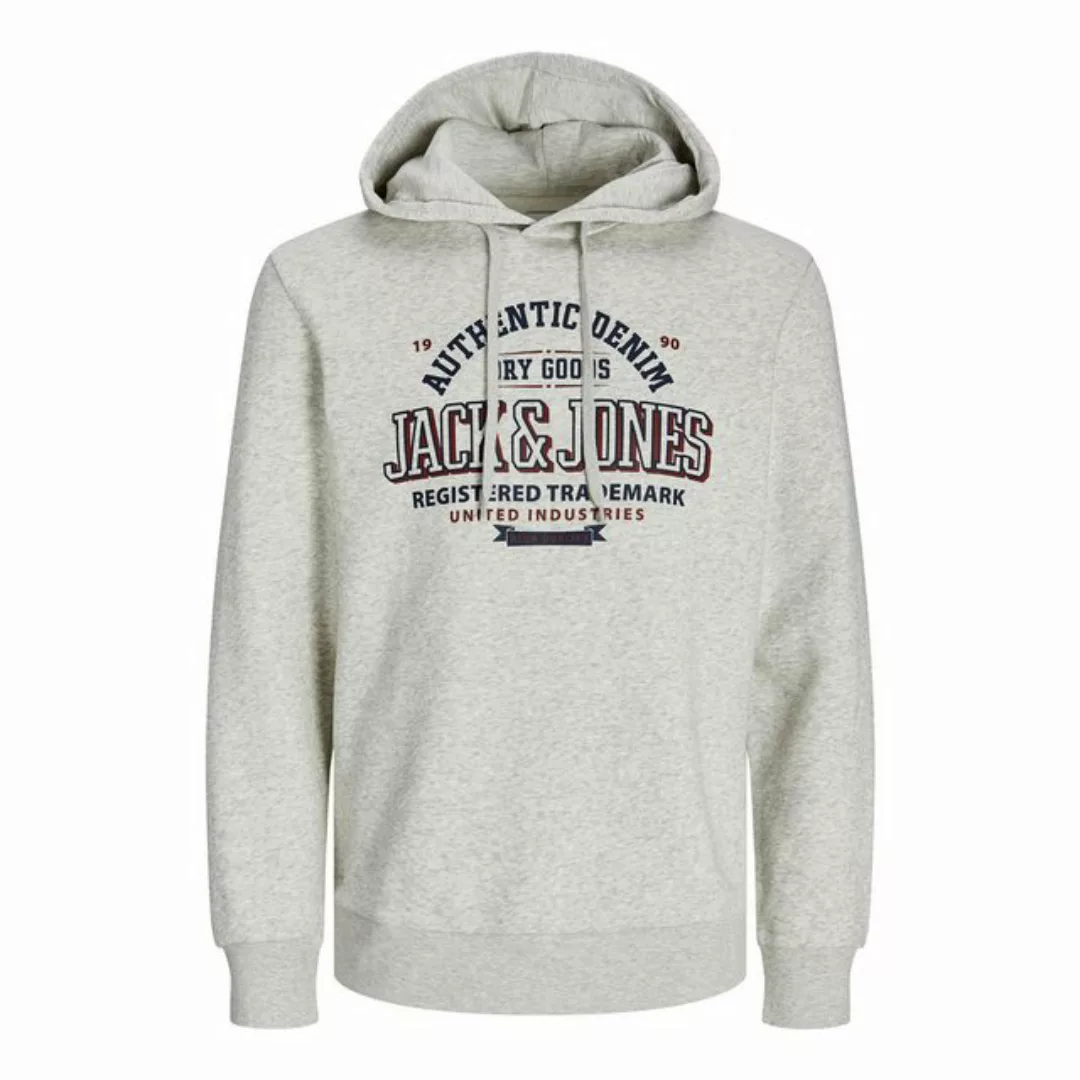 Jack & Jones Hoodie JJELOGO Sweat Hood mit großem Print auf der Vorderseite günstig online kaufen