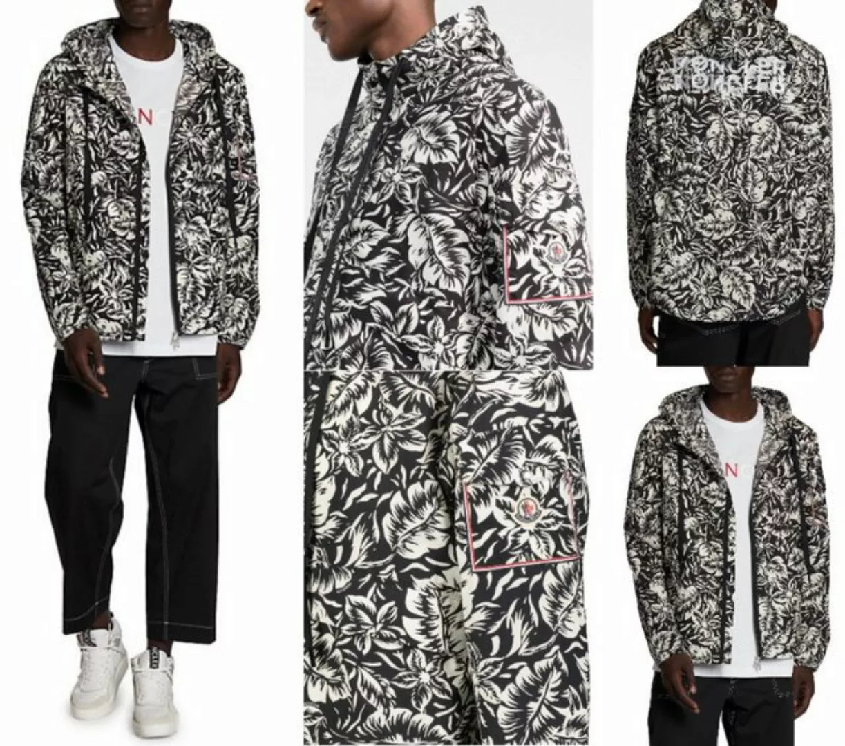 MONCLER Winterjacke MONCLER EBIZO Hooded Jacket Wind Parka Coat Mantel Jack günstig online kaufen