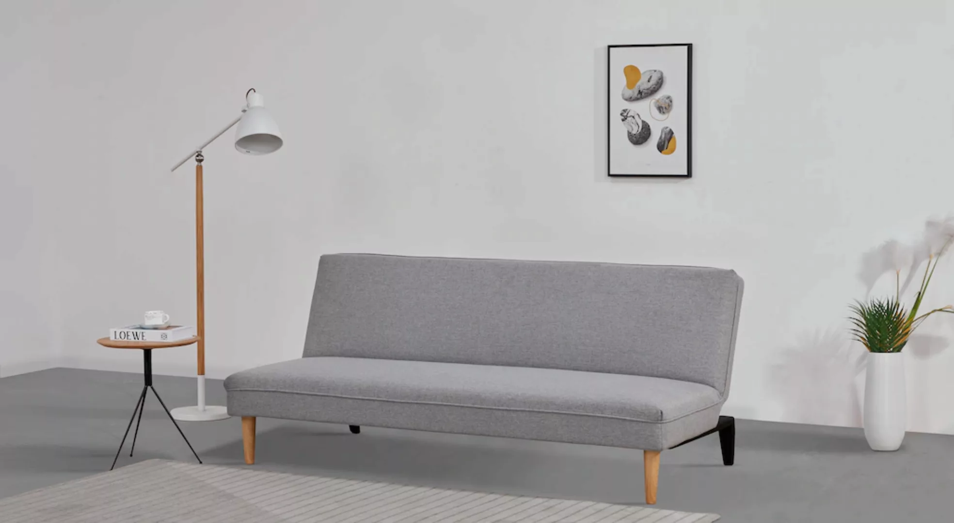 INOSIGN Schlafsofa "MONIDA, Schlafsofa, Klappsofa, 3-Sitzer mit Bettfunktio günstig online kaufen