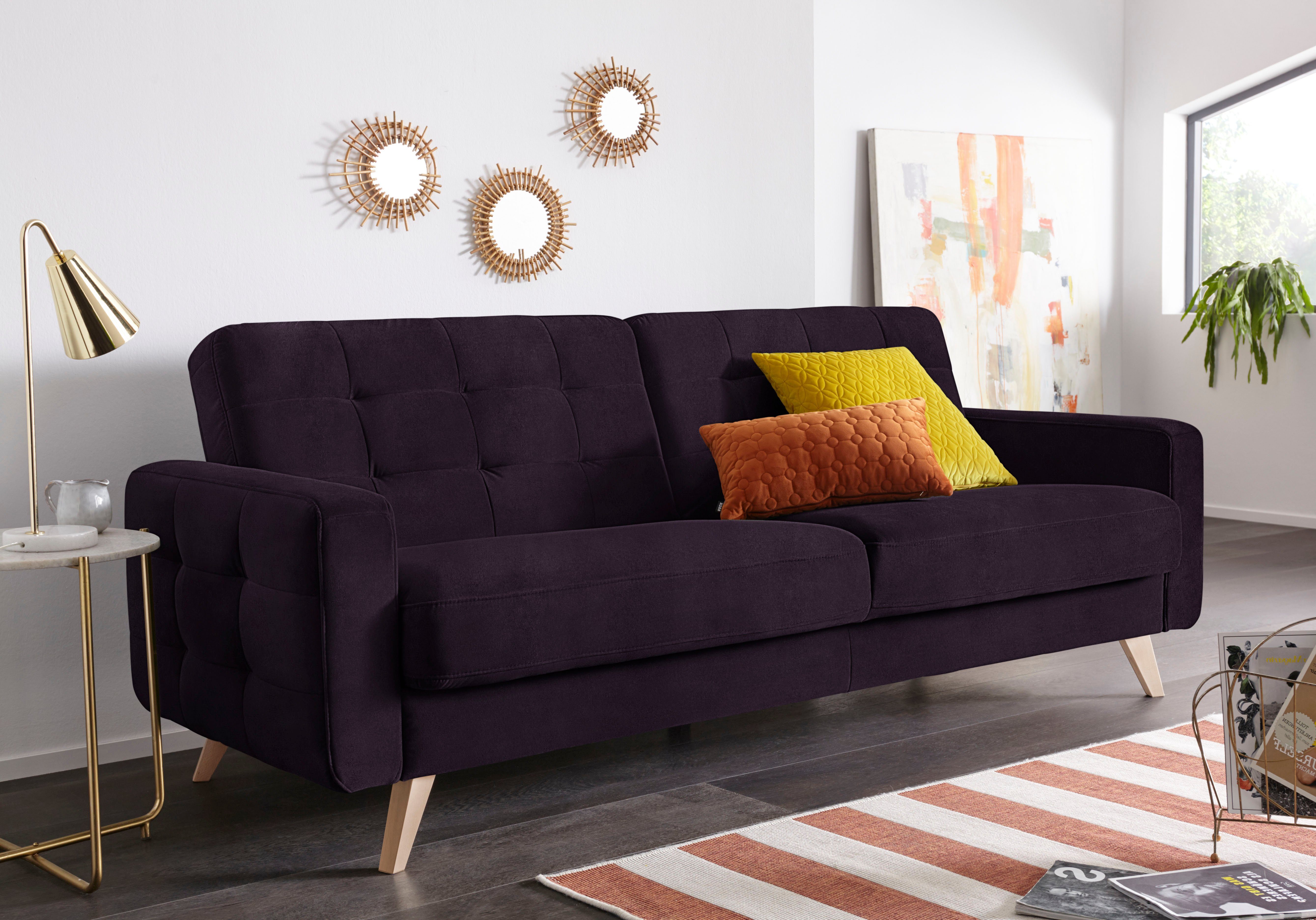 exxpo - sofa fashion 3-Sitzer "Nappa, kompakt und komfortabel, bequem, zeit günstig online kaufen