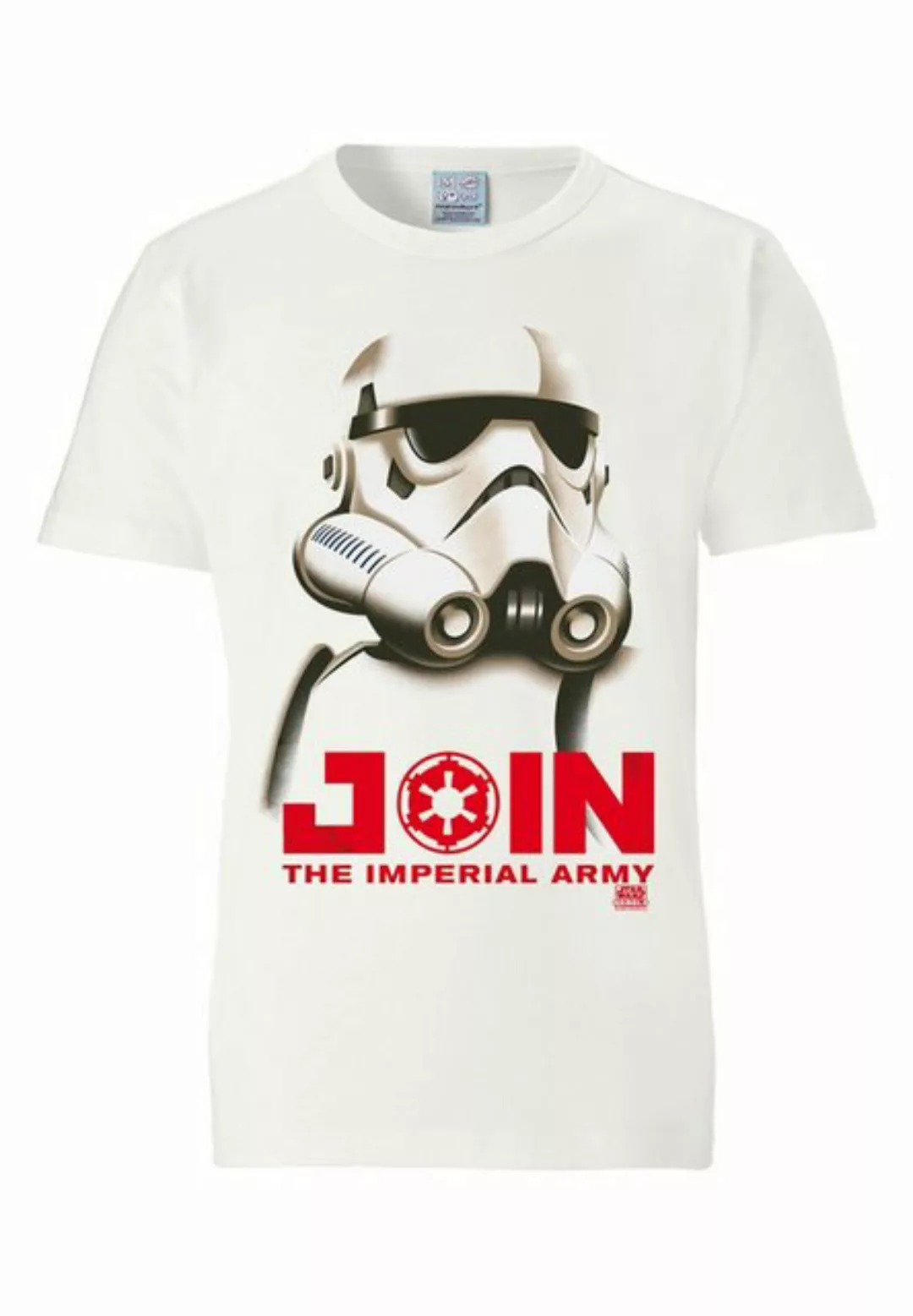 LOGOSHIRT T-Shirt "Stormtrooper - Join the Imperial Army", mit großem Star günstig online kaufen