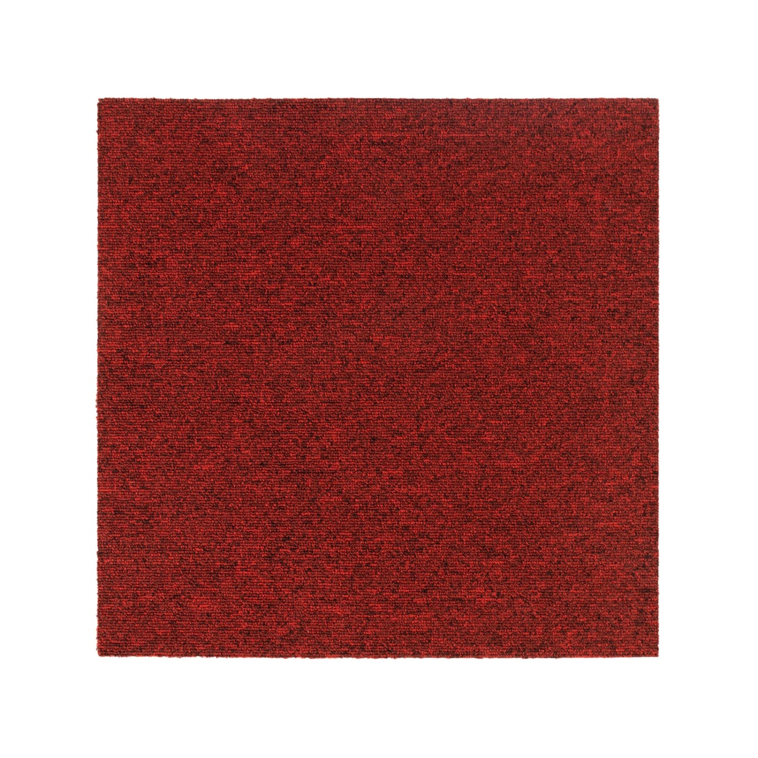 KARAT Teppichfliese Moscow Meliert Pflegeleicht 50 x 50 cm Rot günstig online kaufen