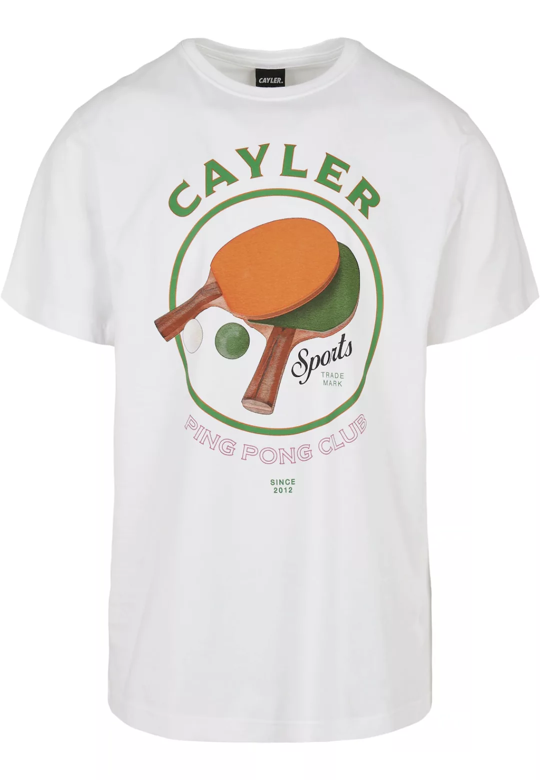 CAYLER & SONS Kurzarmshirt "Cayler & Sons Herren C&S Ping Pong Club Tee" günstig online kaufen