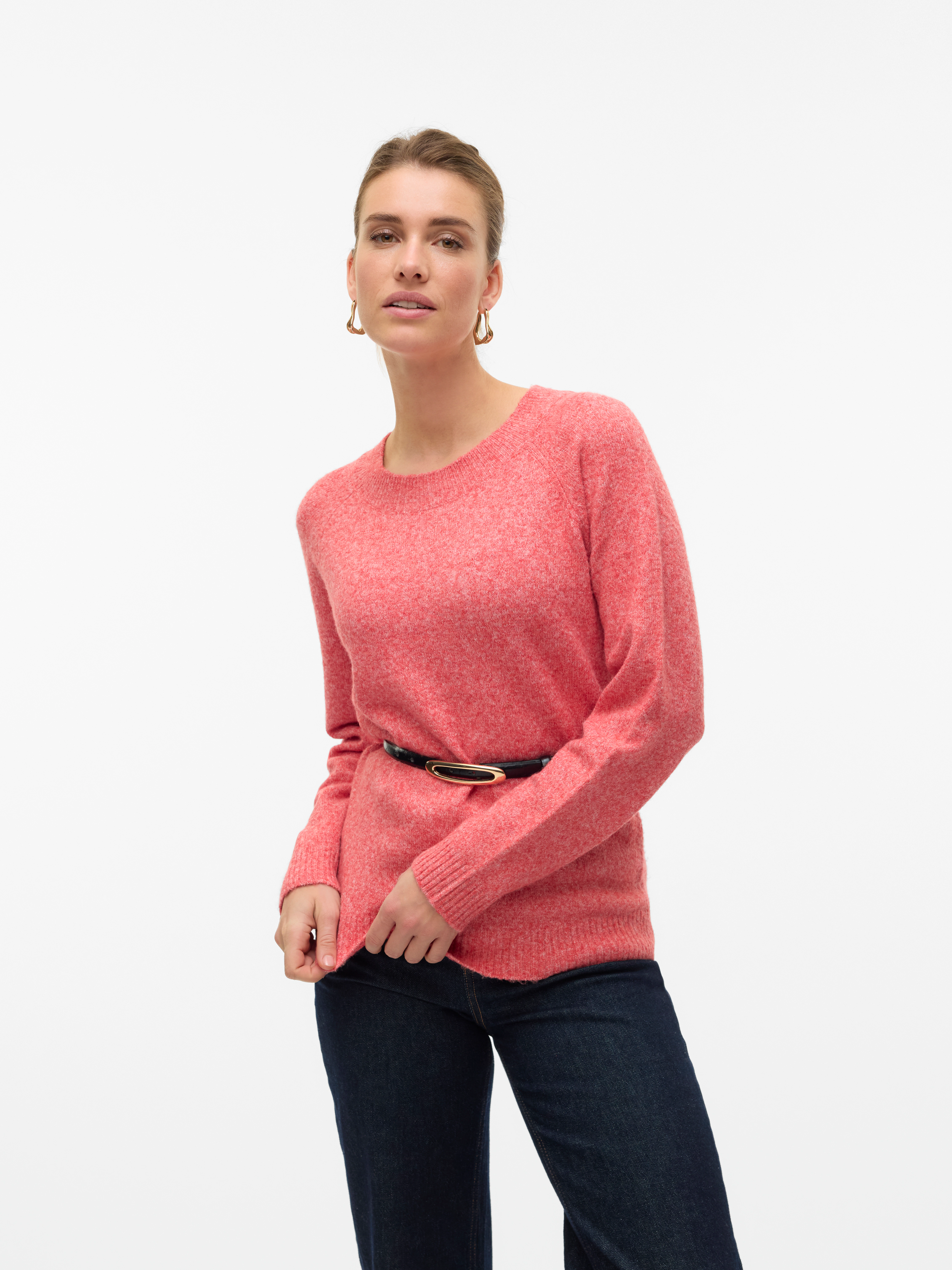 Vero Moda Rundhalspullover "VMDOFFY LS O-NECK BLOUSE GA NOOS" günstig online kaufen