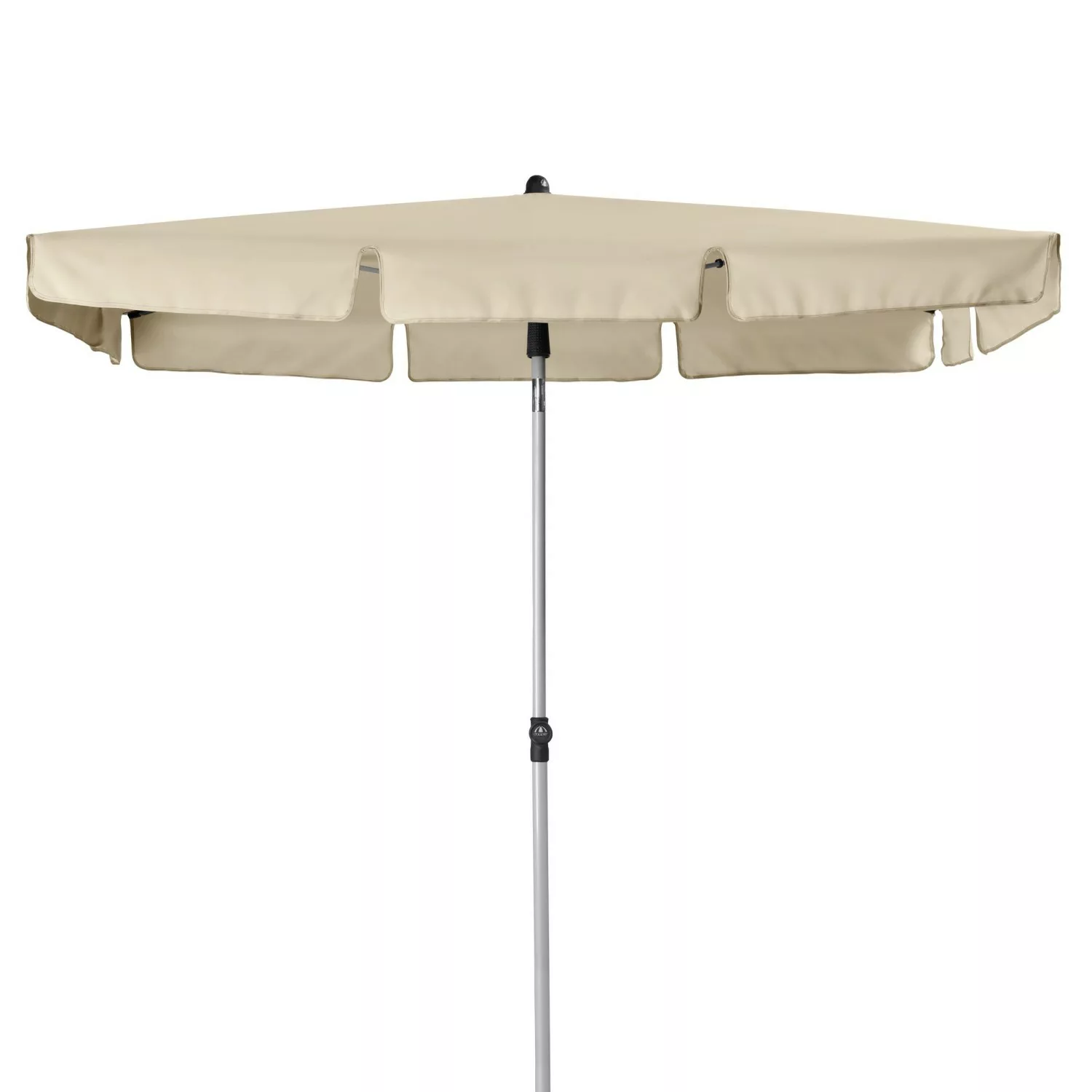 Doppler Marktschirm Active Paragon 120 cm x 180 cm Natur mit Hebelmechanik günstig online kaufen