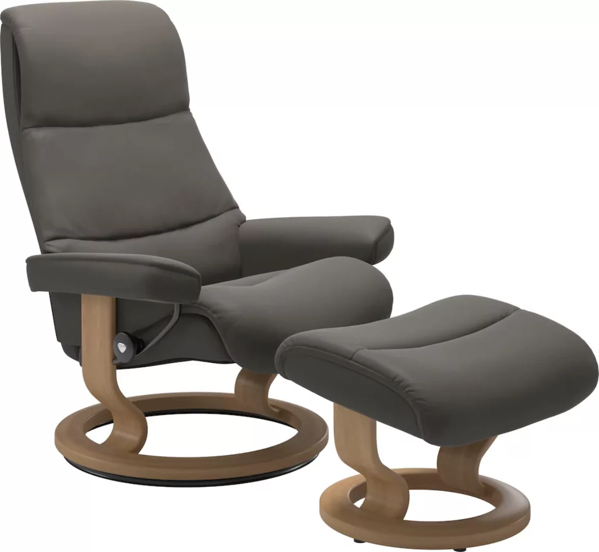 Stressless Fußhocker "View", mit Classic Base,Gestell Eiche günstig online kaufen