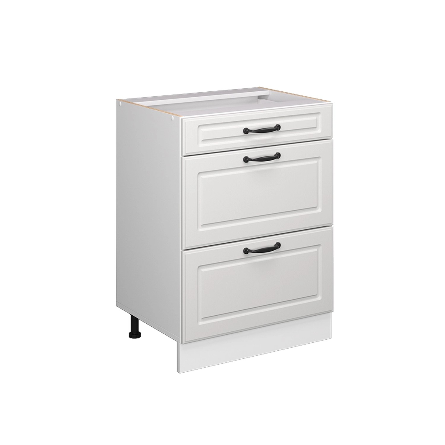 Vicco Unterschrank R-Line, Weiß Landhaus/Weiß, 60 günstig online kaufen