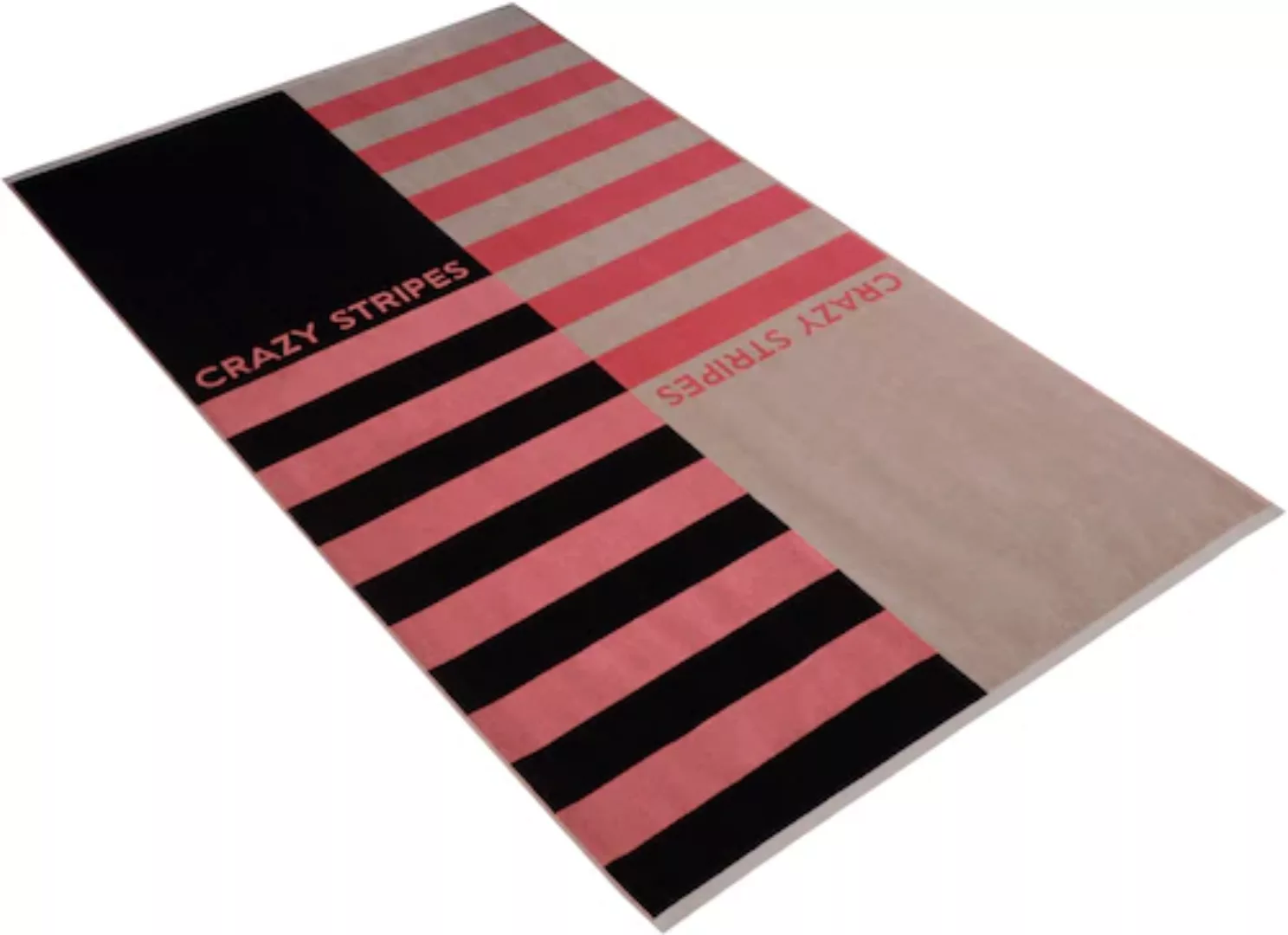 Vossen Strandtuch »Crazy Stripes«, (1 St.) günstig online kaufen